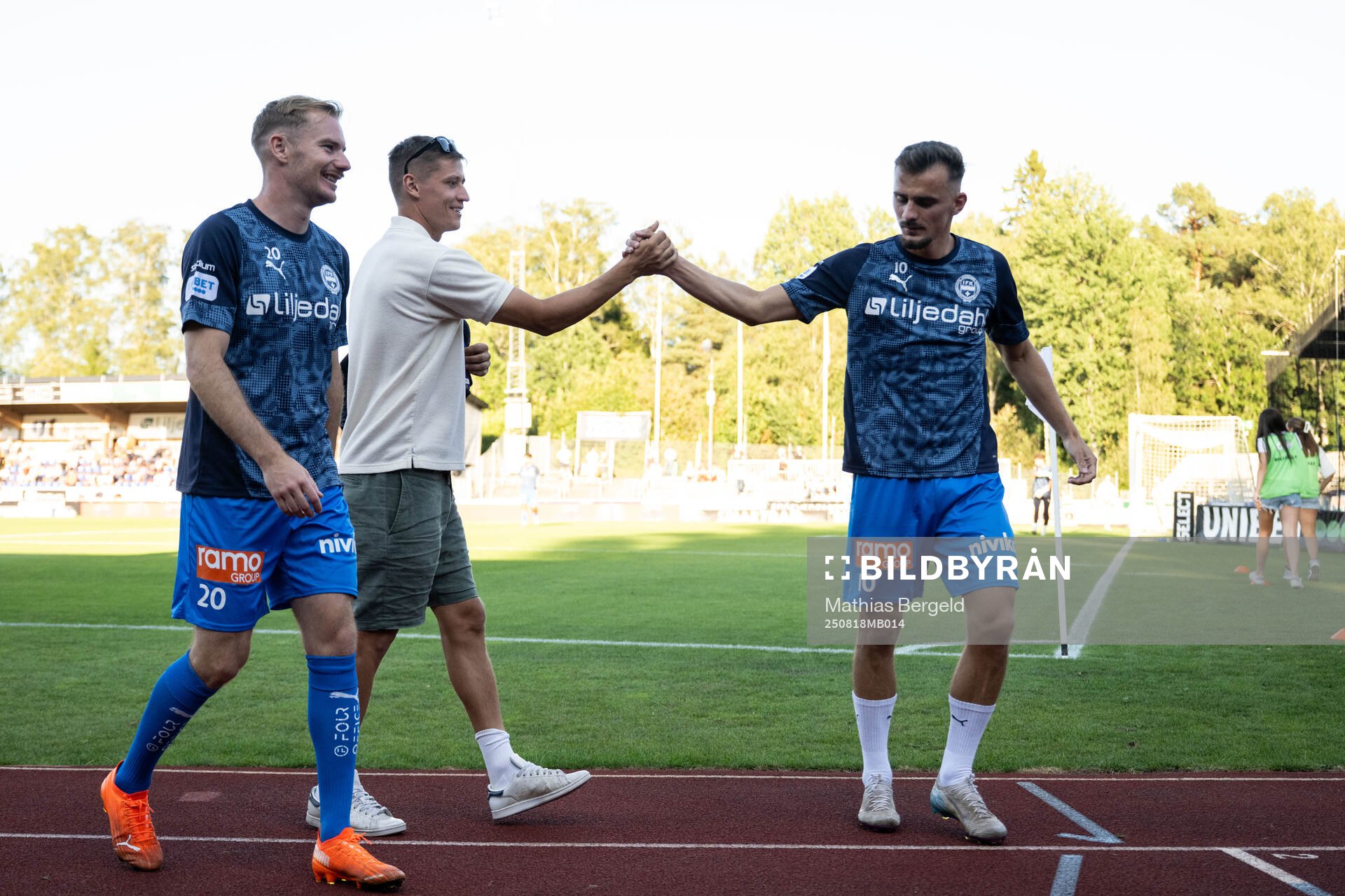 Värnamos Freddy Winsth och Ajdin Zeljkovic