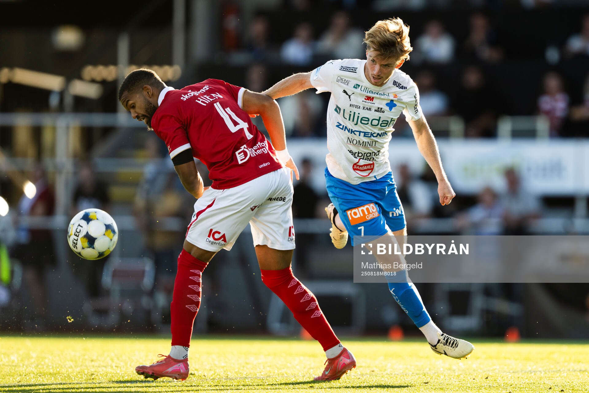 Degerfors Leon Hien och Värnamos Carl Johansson