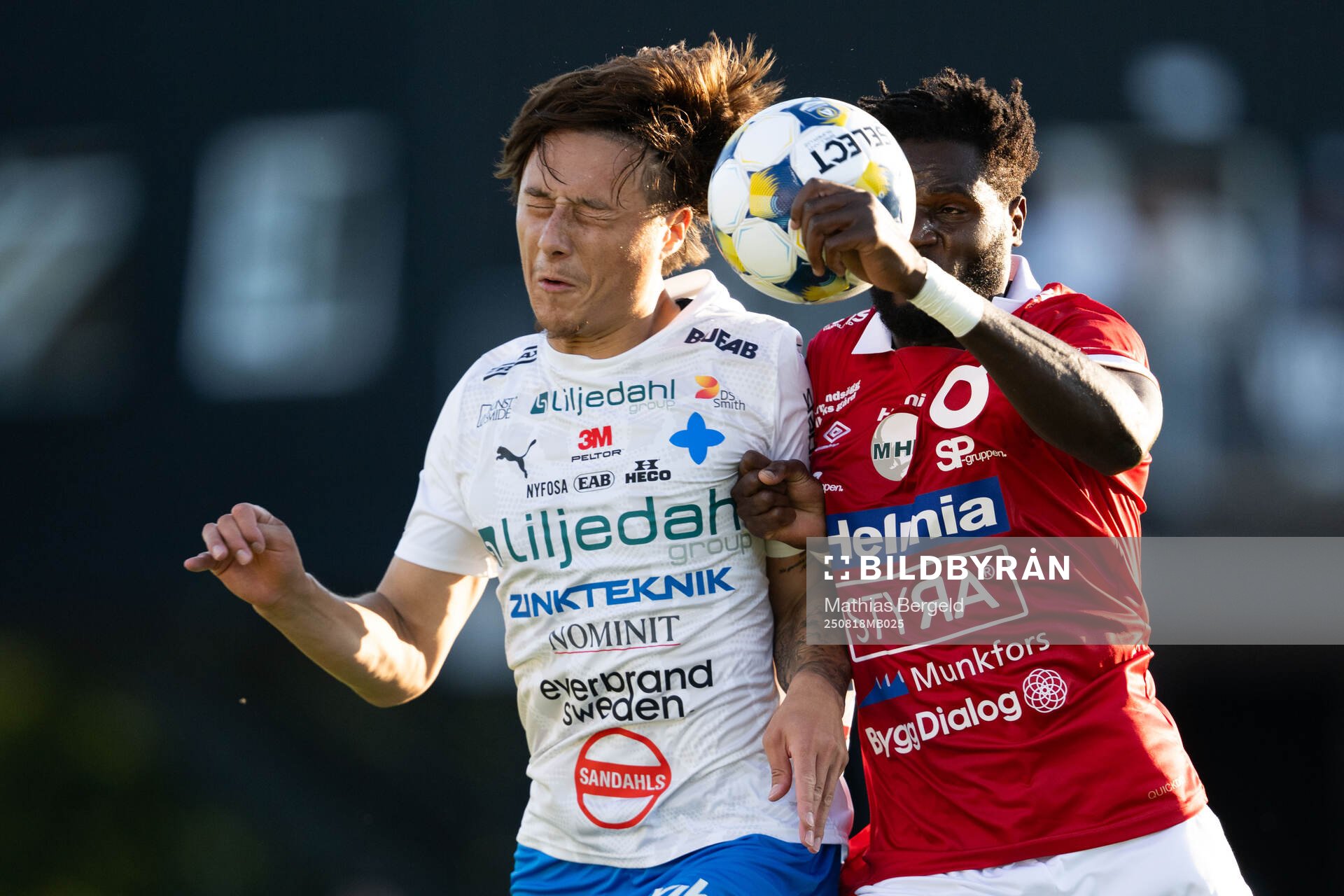 Värnamos Kai Meriluoto och Degerfors Nasiru Moro