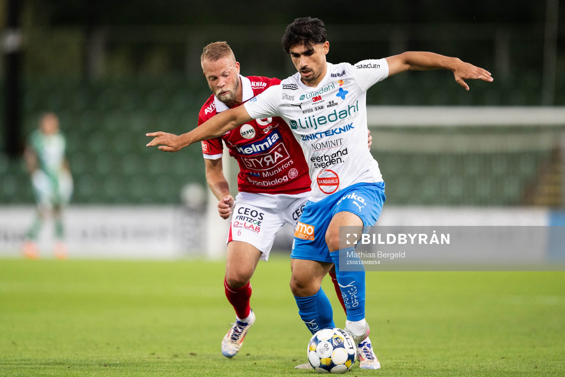 Degerfors Daniel Sundgren och Värnamos Mohammad Alsalkhadi