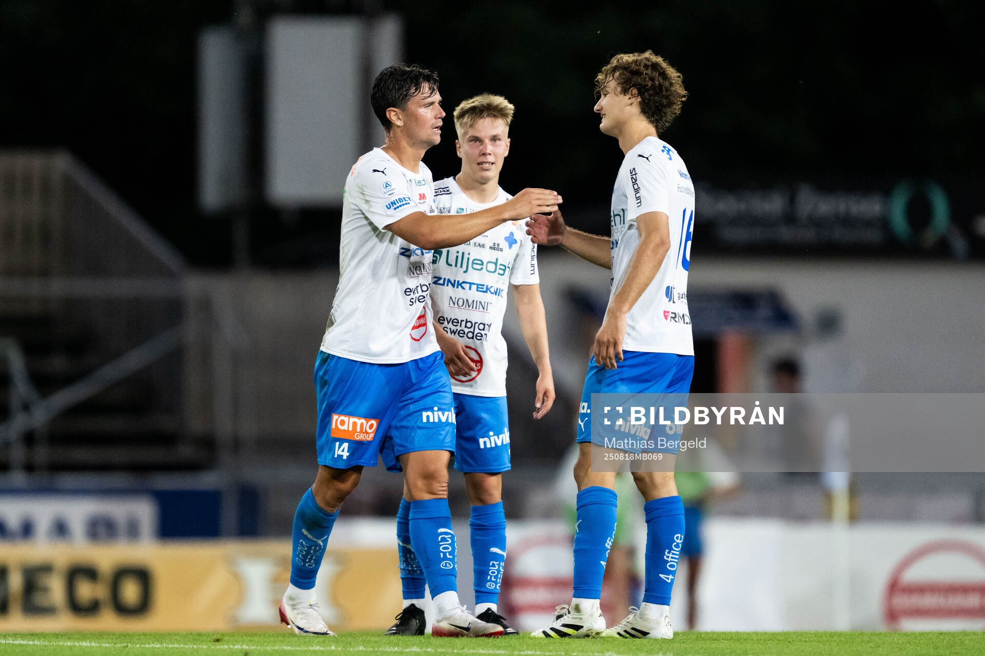 Värnamos Marcus Antonsson, Otso Liimatta och Antonio
