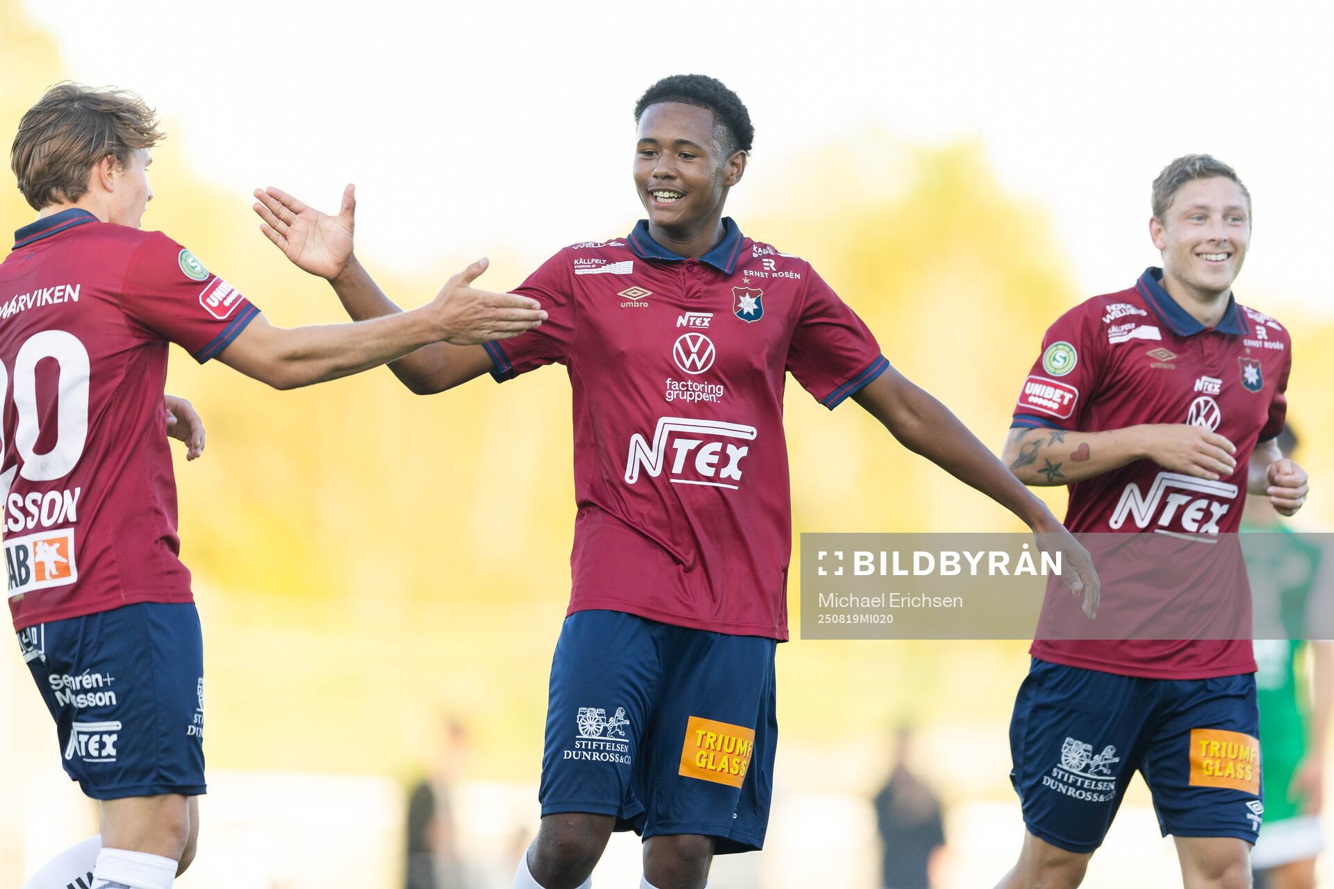 Örgrytes Marlon Ebietomere jublar