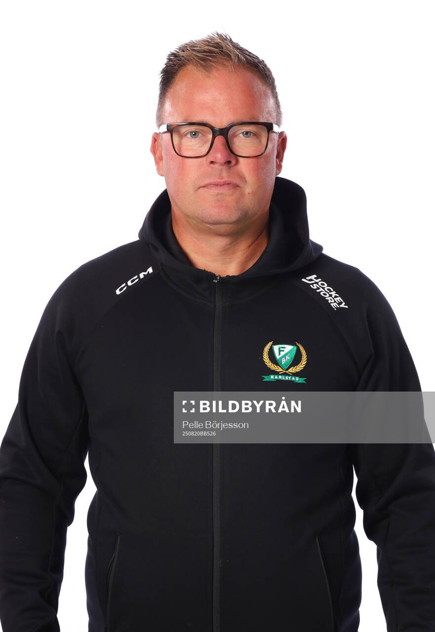 Färjestads lagledare Joakim Andersson