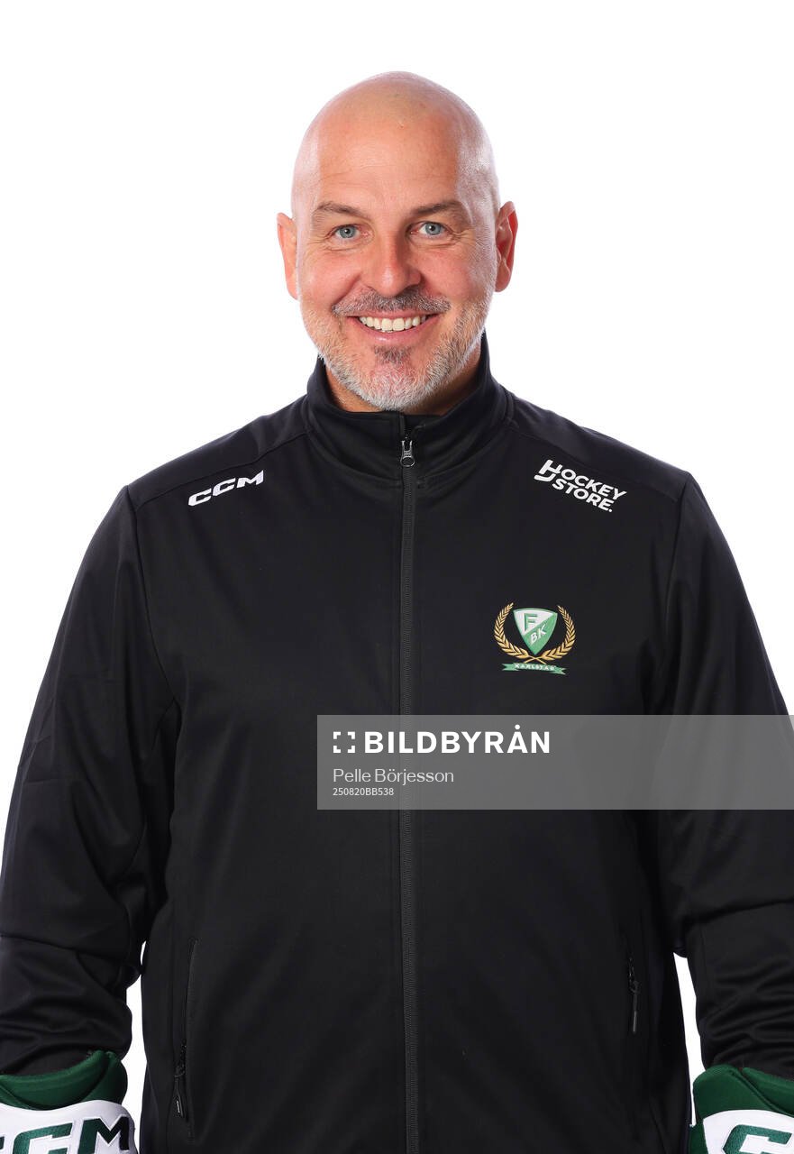 Färjestads målvaktstränare Erik Granqvist