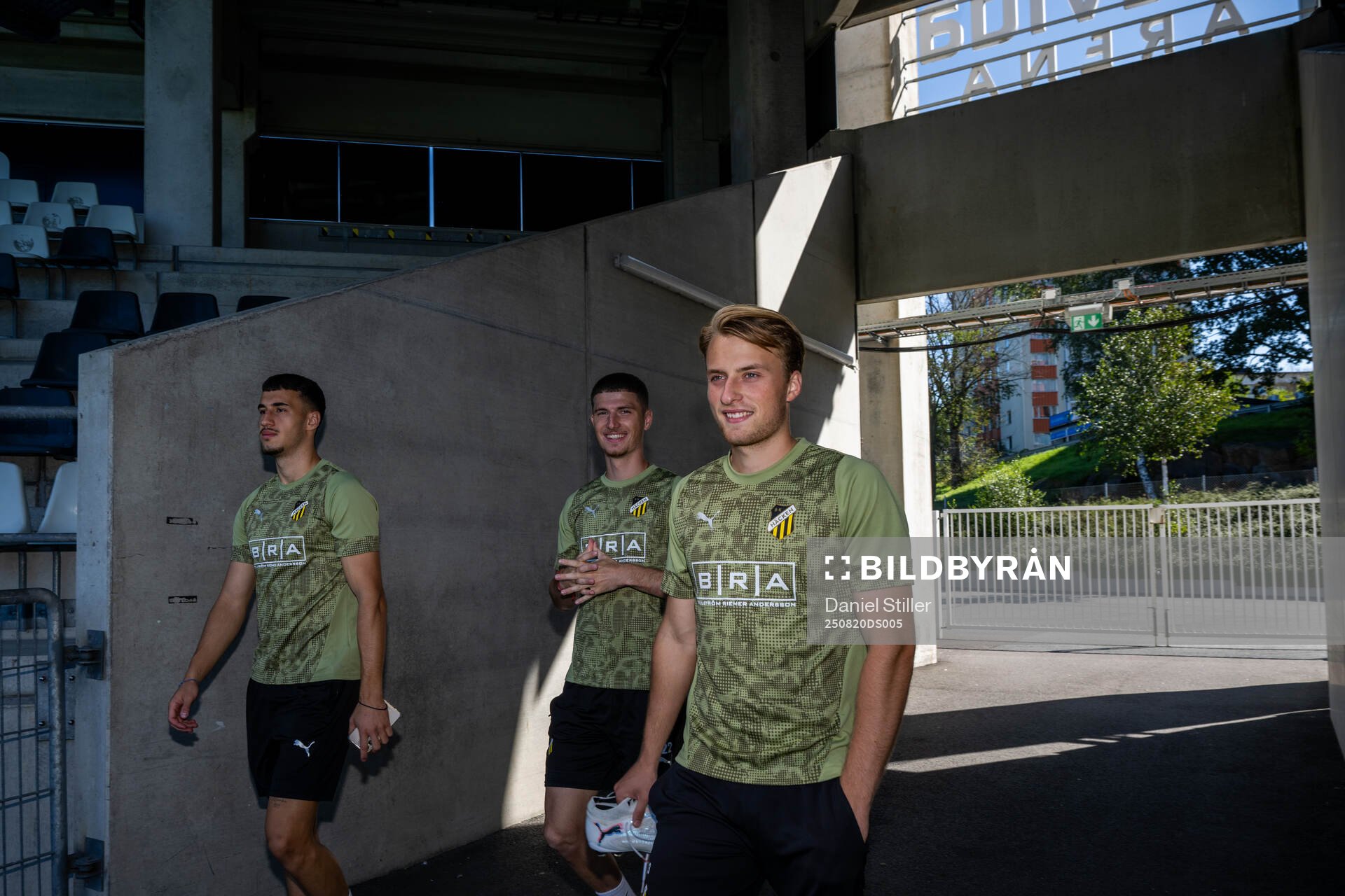 Häckens Srdjan Hrstic, Nikola Zecevic och Sigge Jansson