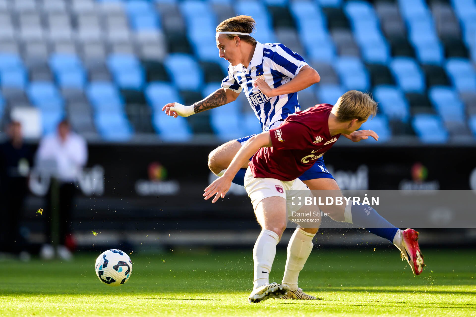 IFK Göteborgs Linus Carlstrand och Qvidings Billy