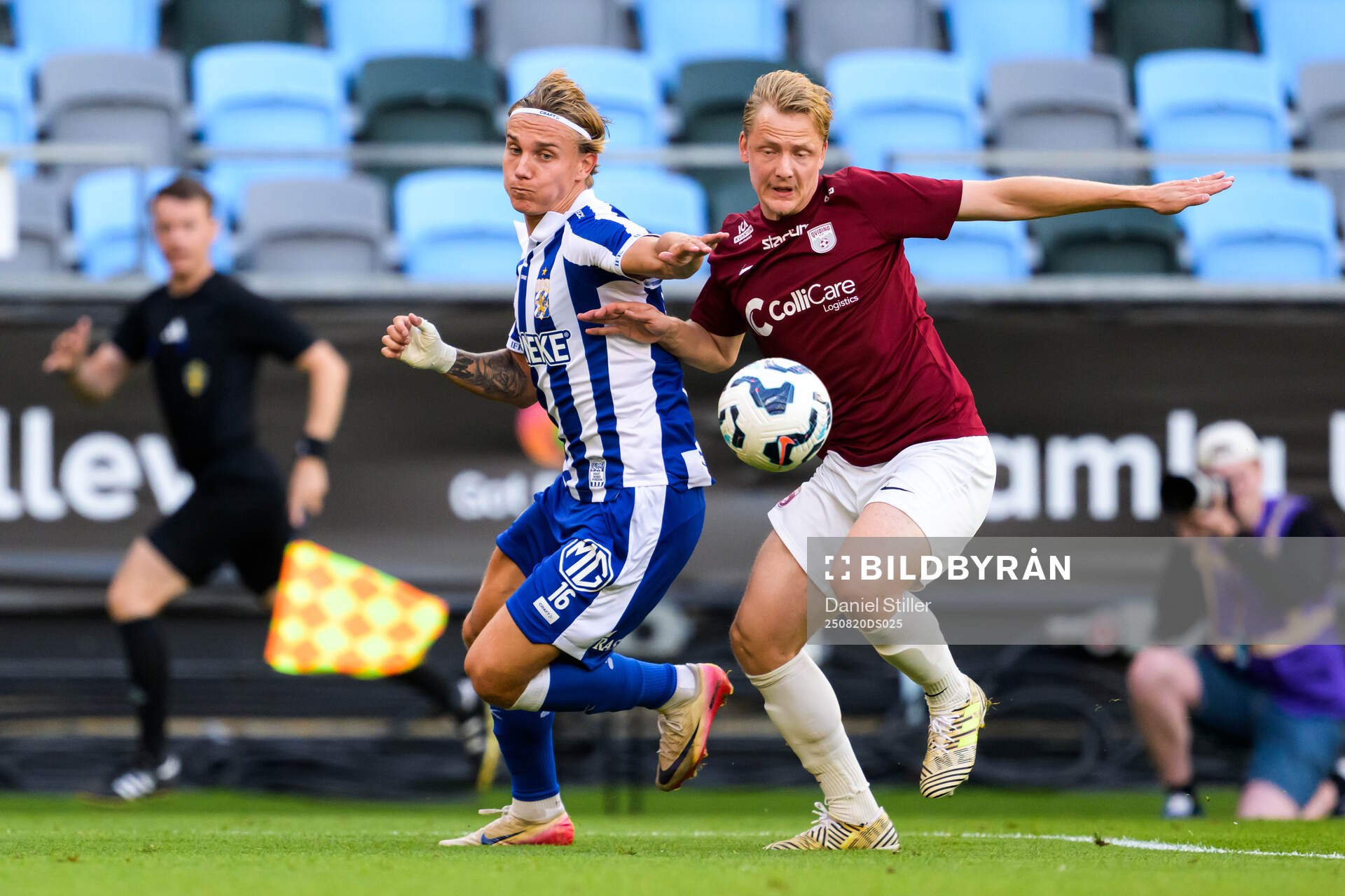 IFK Göteborgs Linus Carlstrand och Qvidings Billy