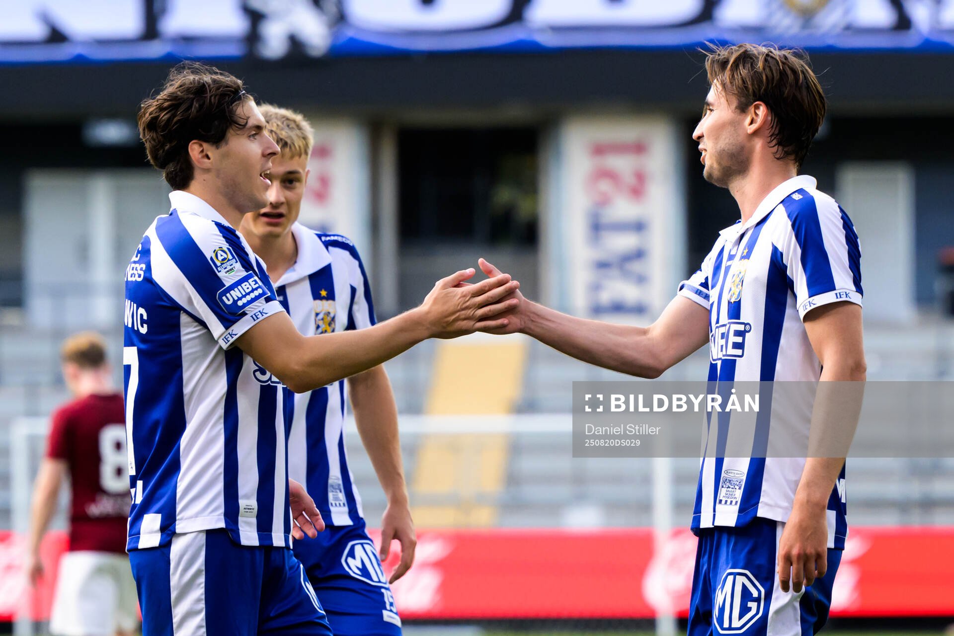 IFK Göteborgs Eman Markovic och Anders Trondsen jublar