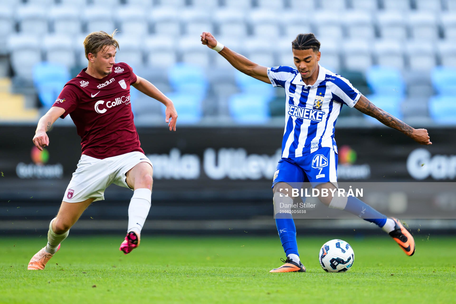 Qvidings Theodore Persson och IFK Göteborgs Sebastian