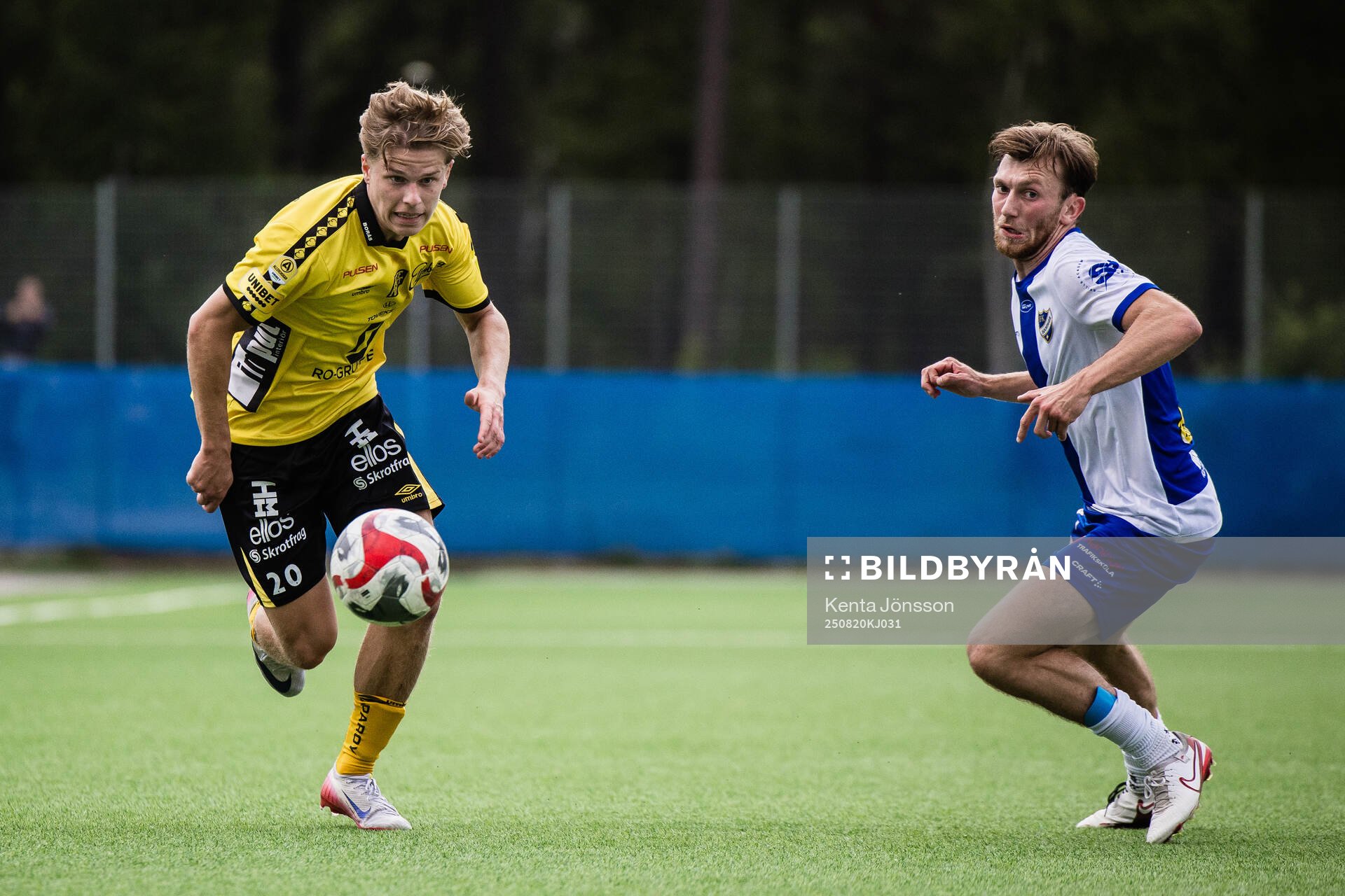 Elfsborgs Gottfrid Rapp och Haninges Kalle Selin Stregart