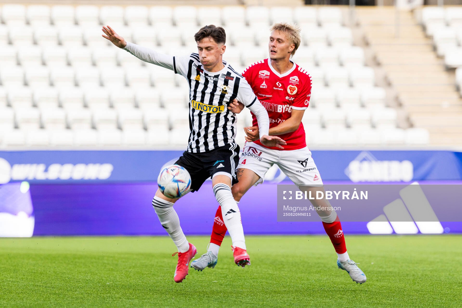 Sylvias Ares Sadri och Kalmars Rony Jansson