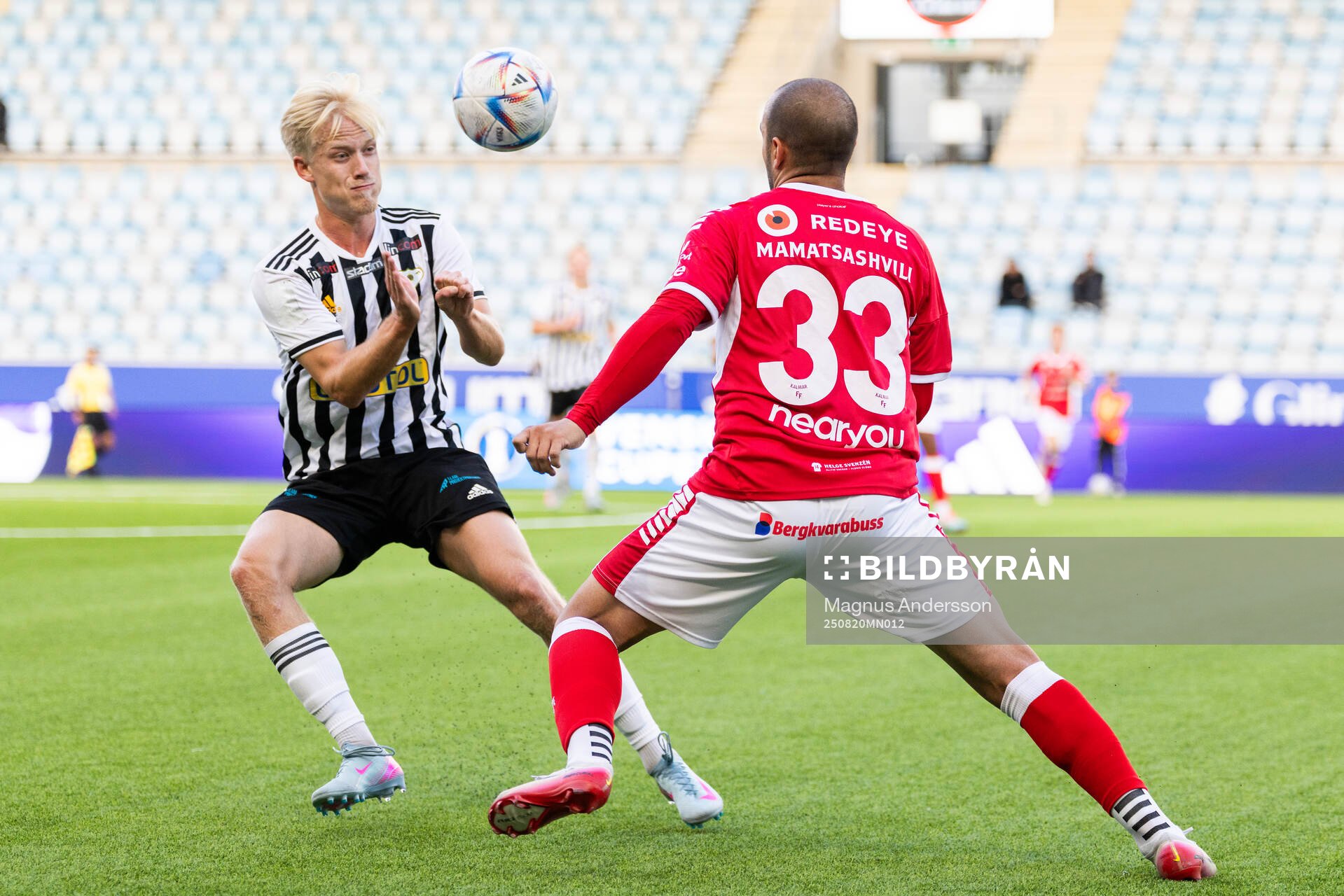 Sylvias Lukas Lönneberg och Kalmars Saba Mamatsashvili