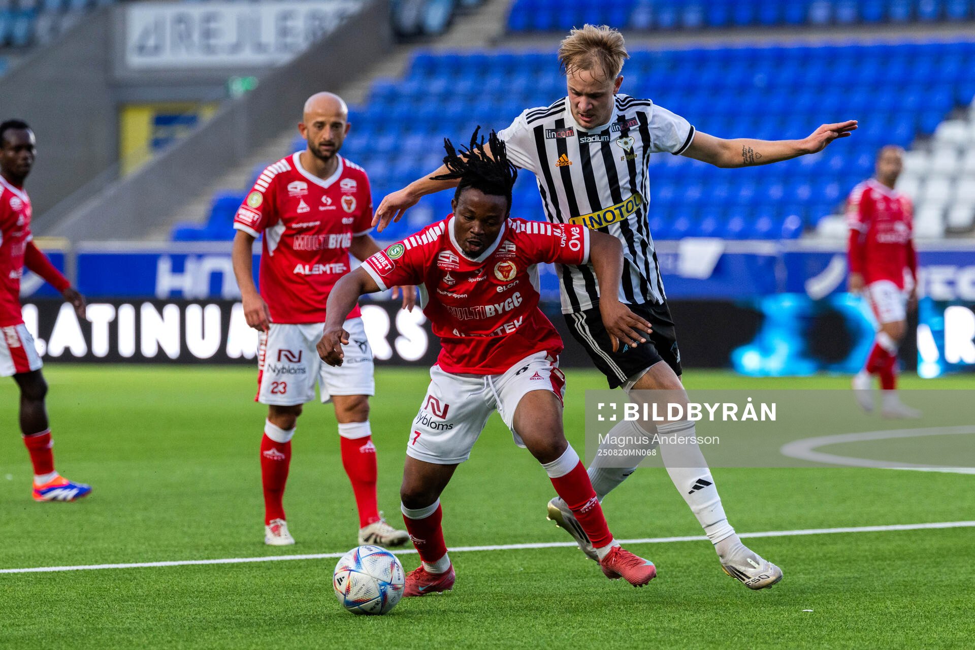 Kalmars Isaac Atanga och Sylvias Albin Tengbrand Lindgren
