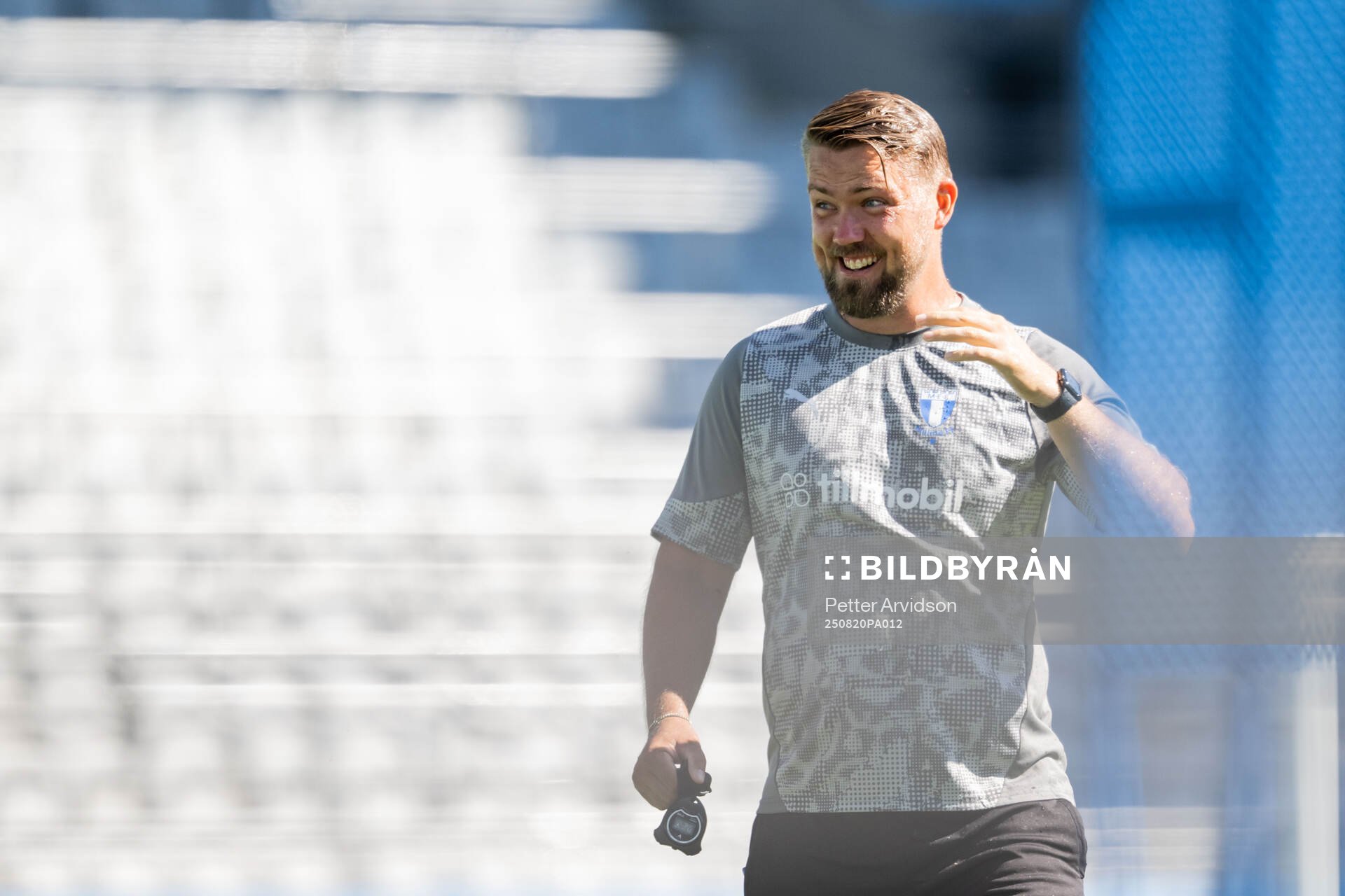Assistant coach Theodor Olsson