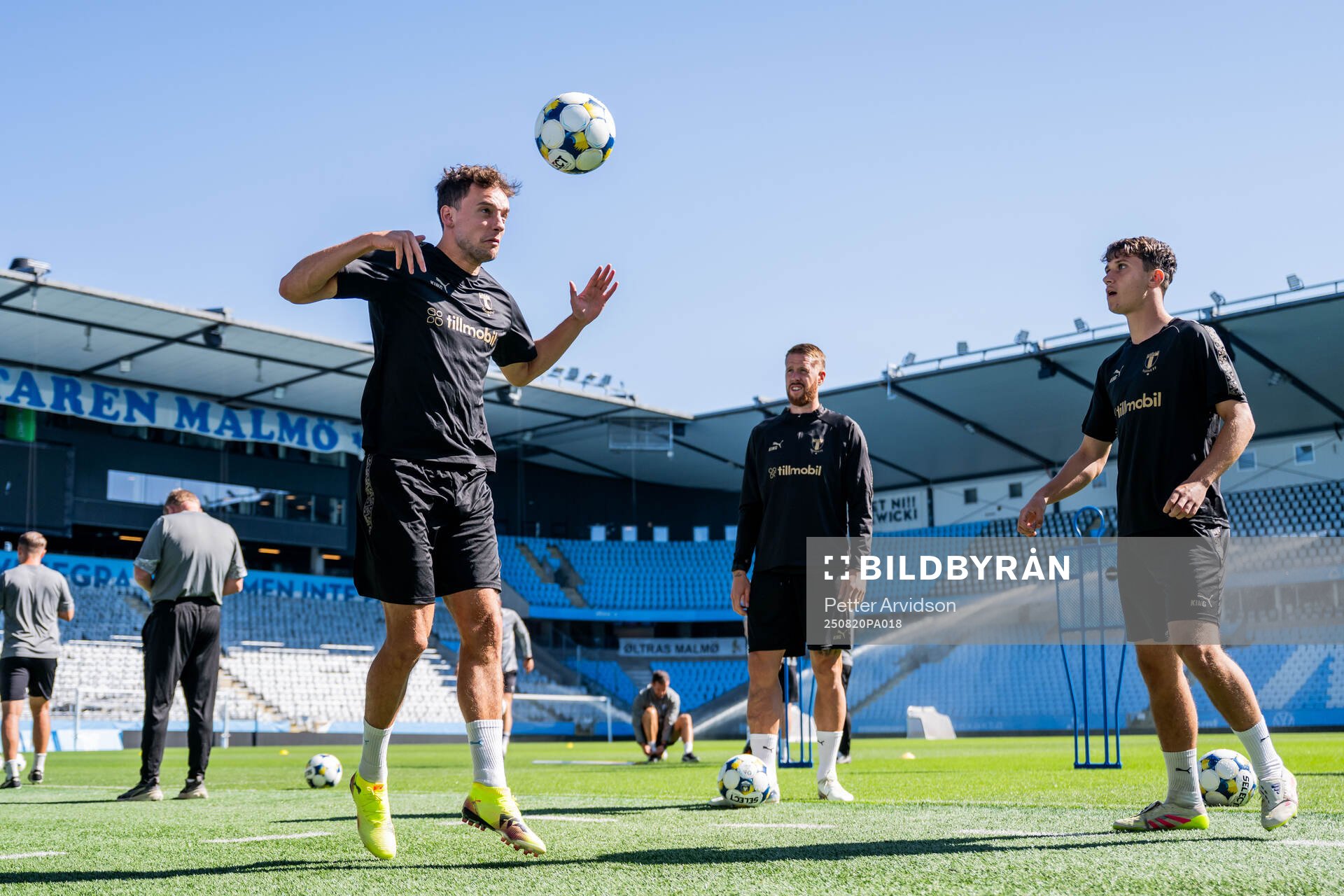 Colin Rösler, Pontus Jansson and Kenan Busuladzic