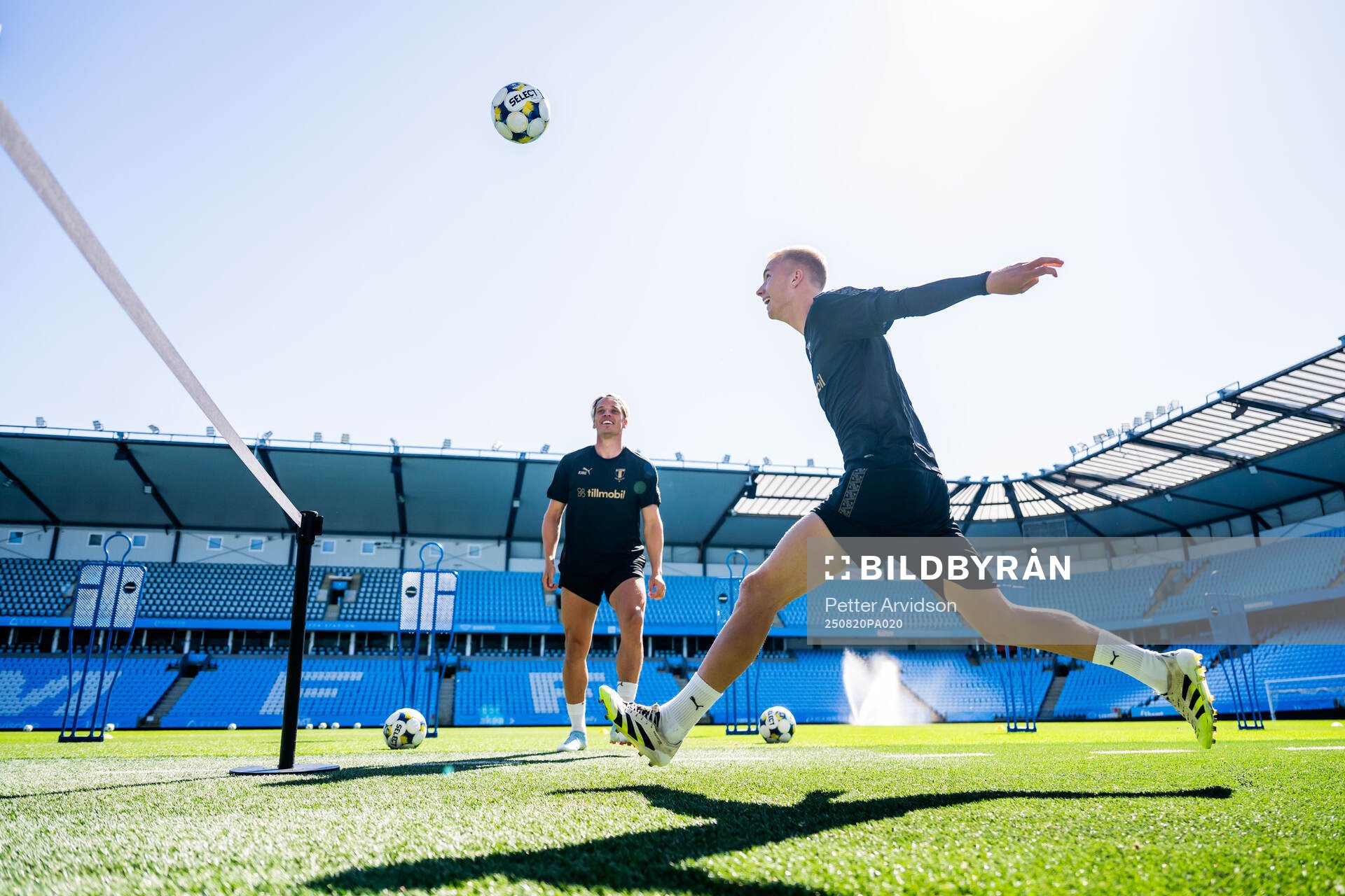 Jens Stryger Larsen and Daniel Gudjohnsen