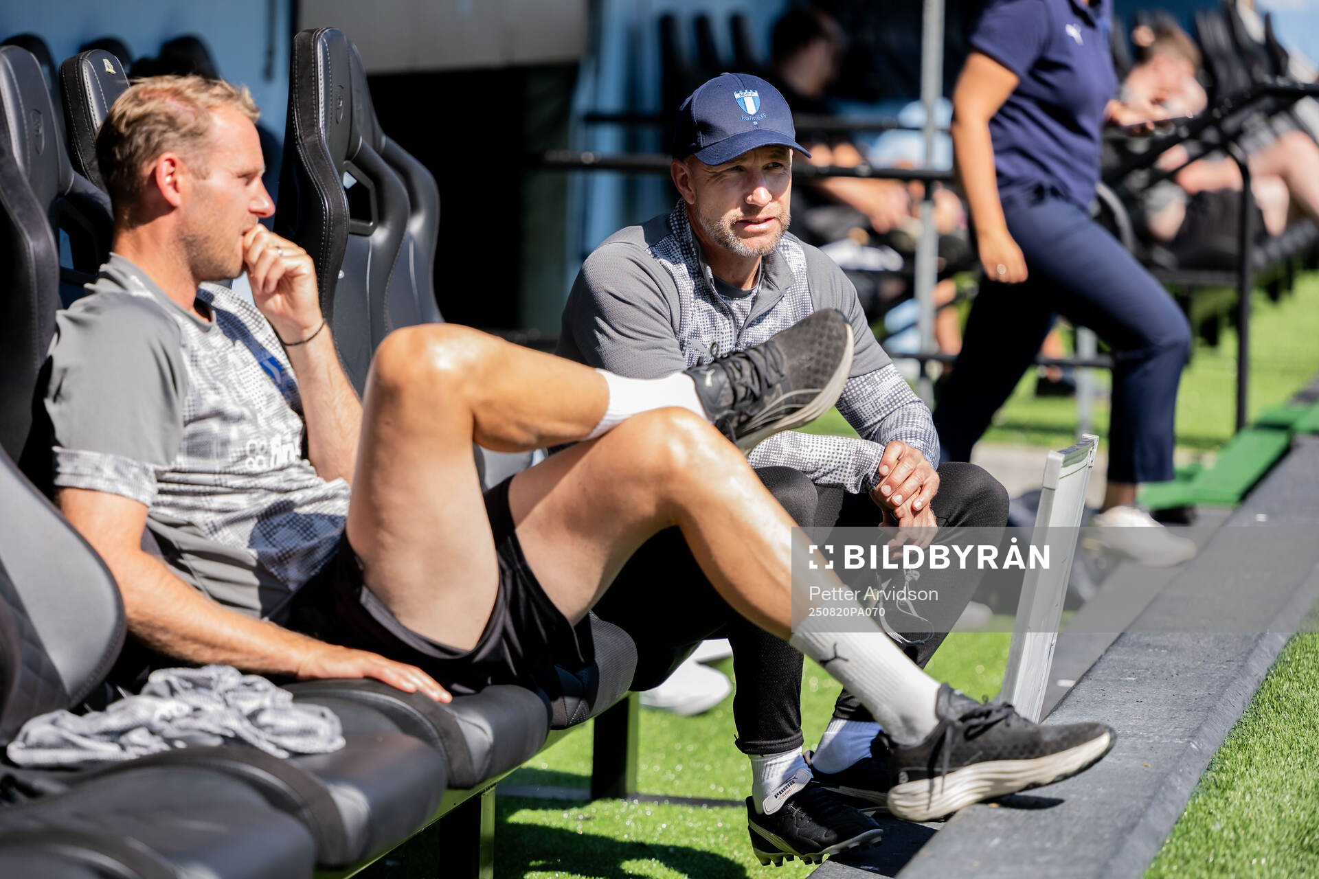 Sports director Ola Toivonen and head coach Henrik Rydström