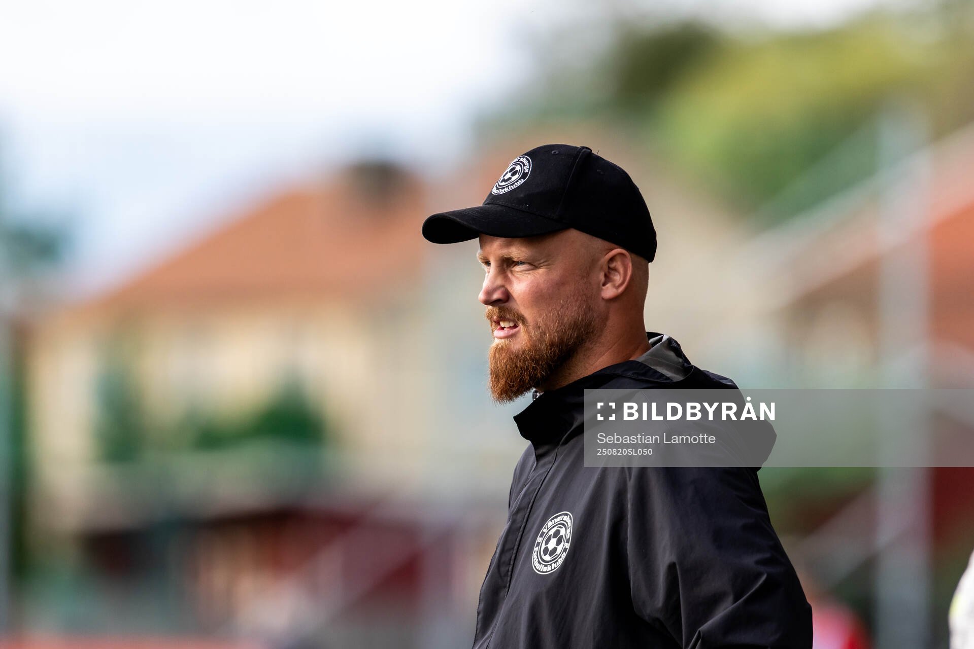 Vänersborgs FKs tränare Jonathan Gustafsson