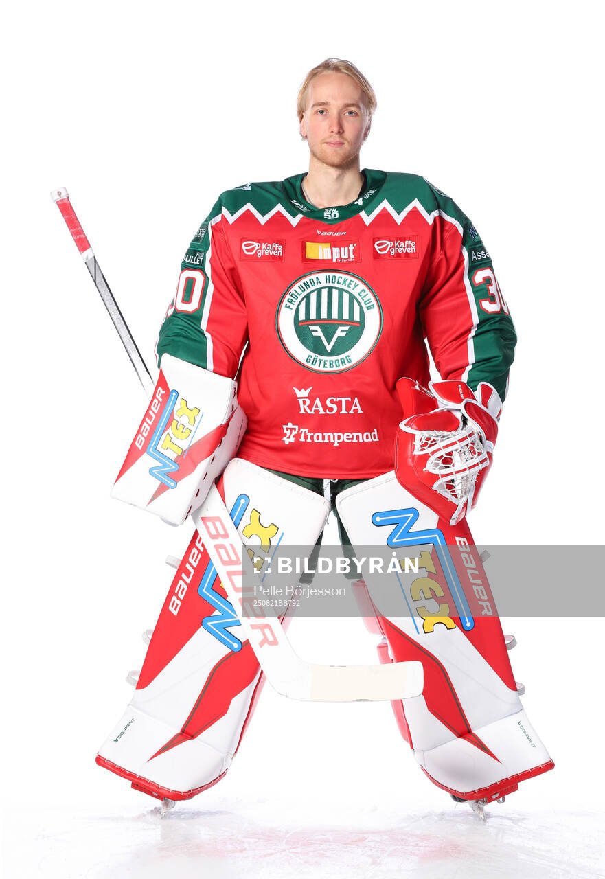 Frölundas målvakt Tobias Normann