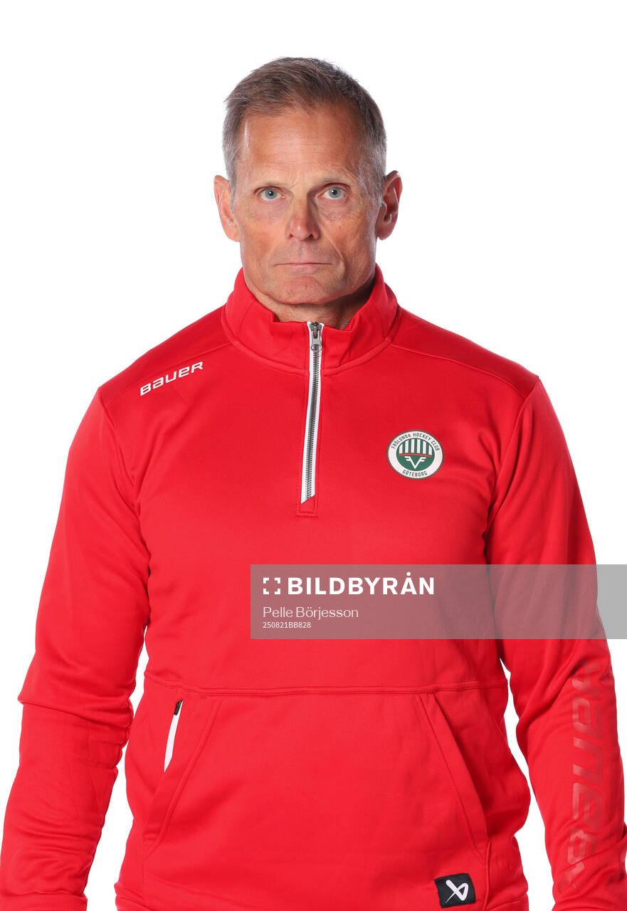 Frölundas fystränare Pär Edlund