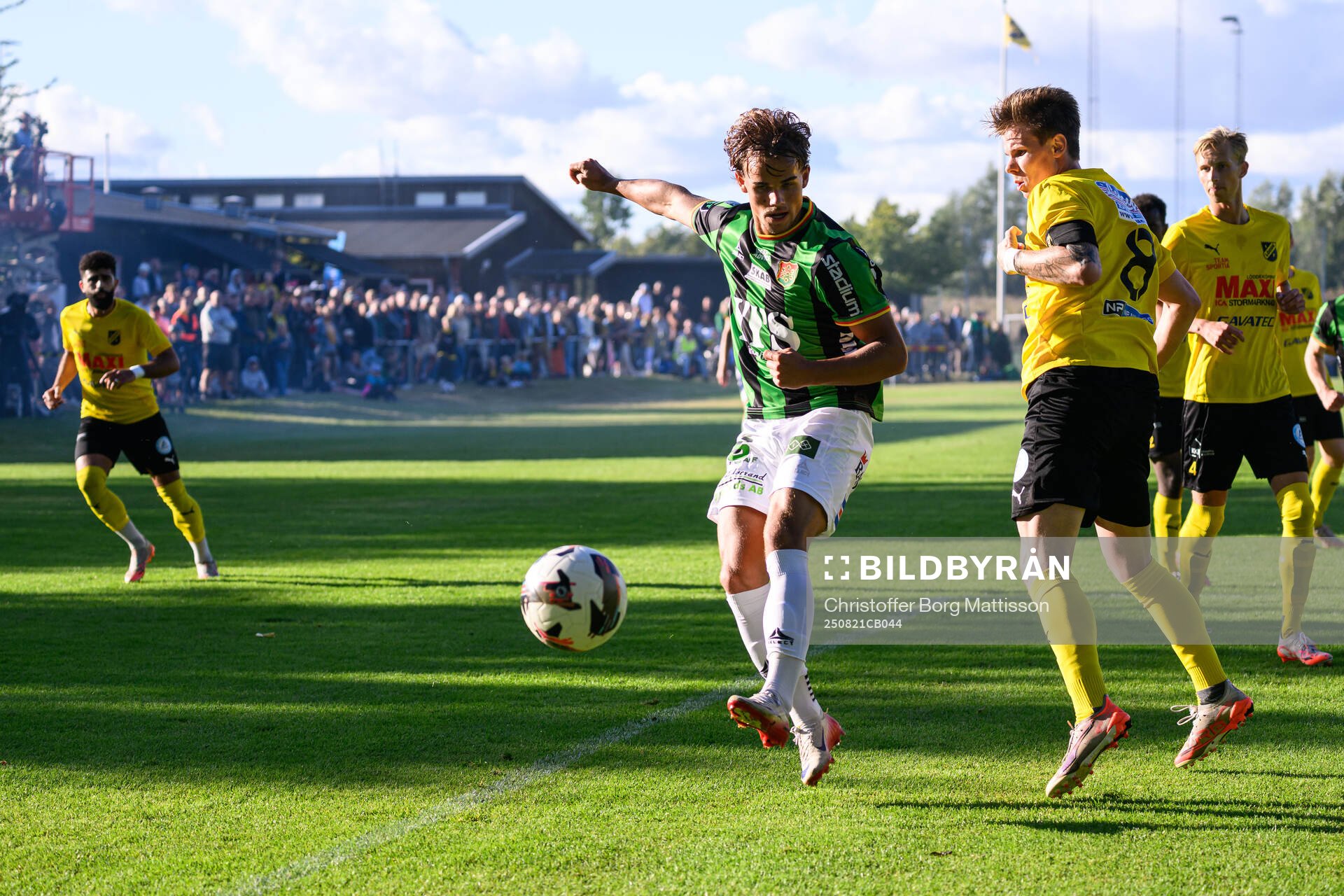 GAIS Simon Sjöholm och Löddes Sebastian Olsson