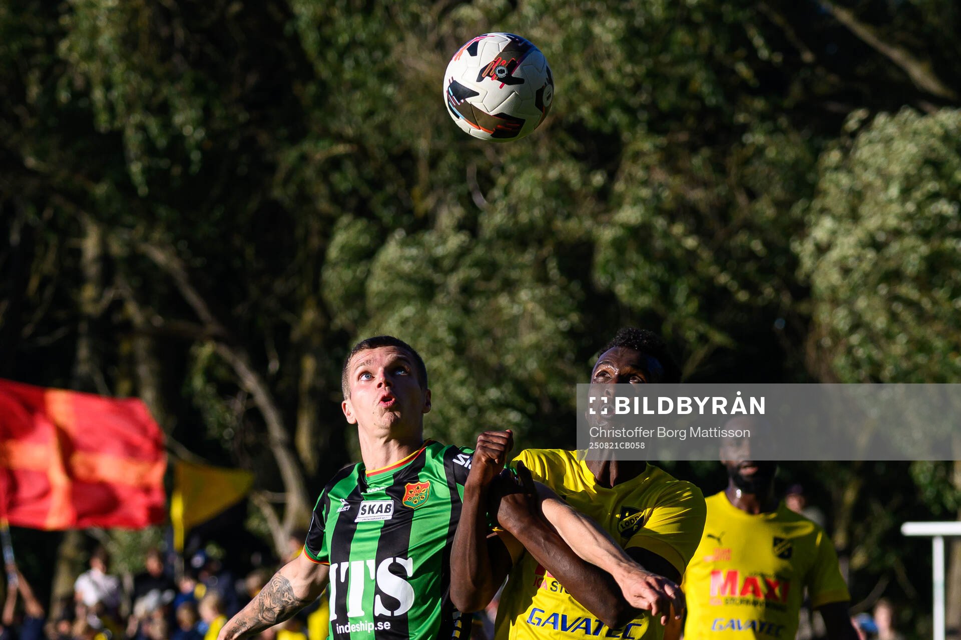 GAIS Lucas Hedlund och Löddes Suleban Abdulle