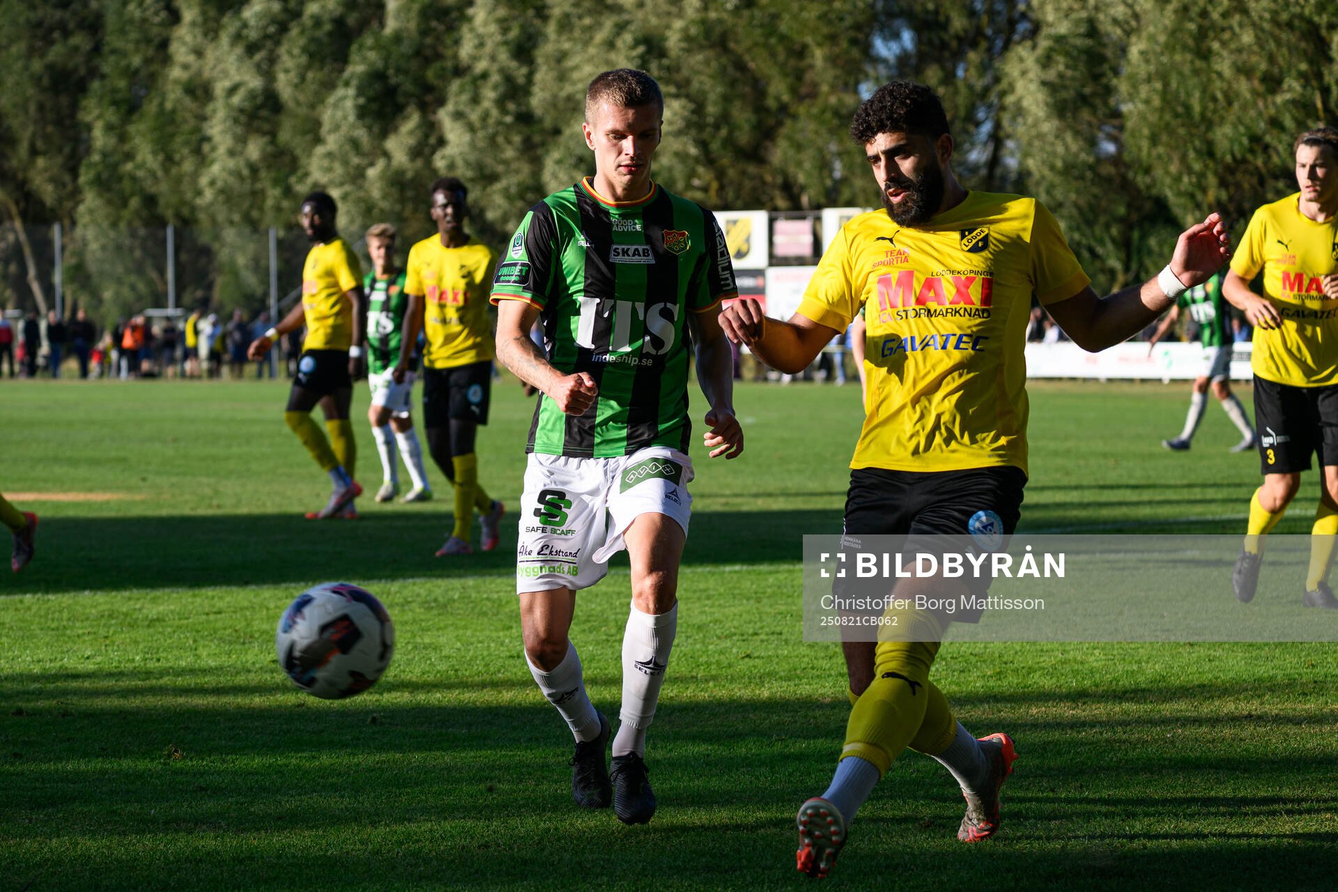GAISs Lucas Hedlund och Löddes Maher El-Tahan