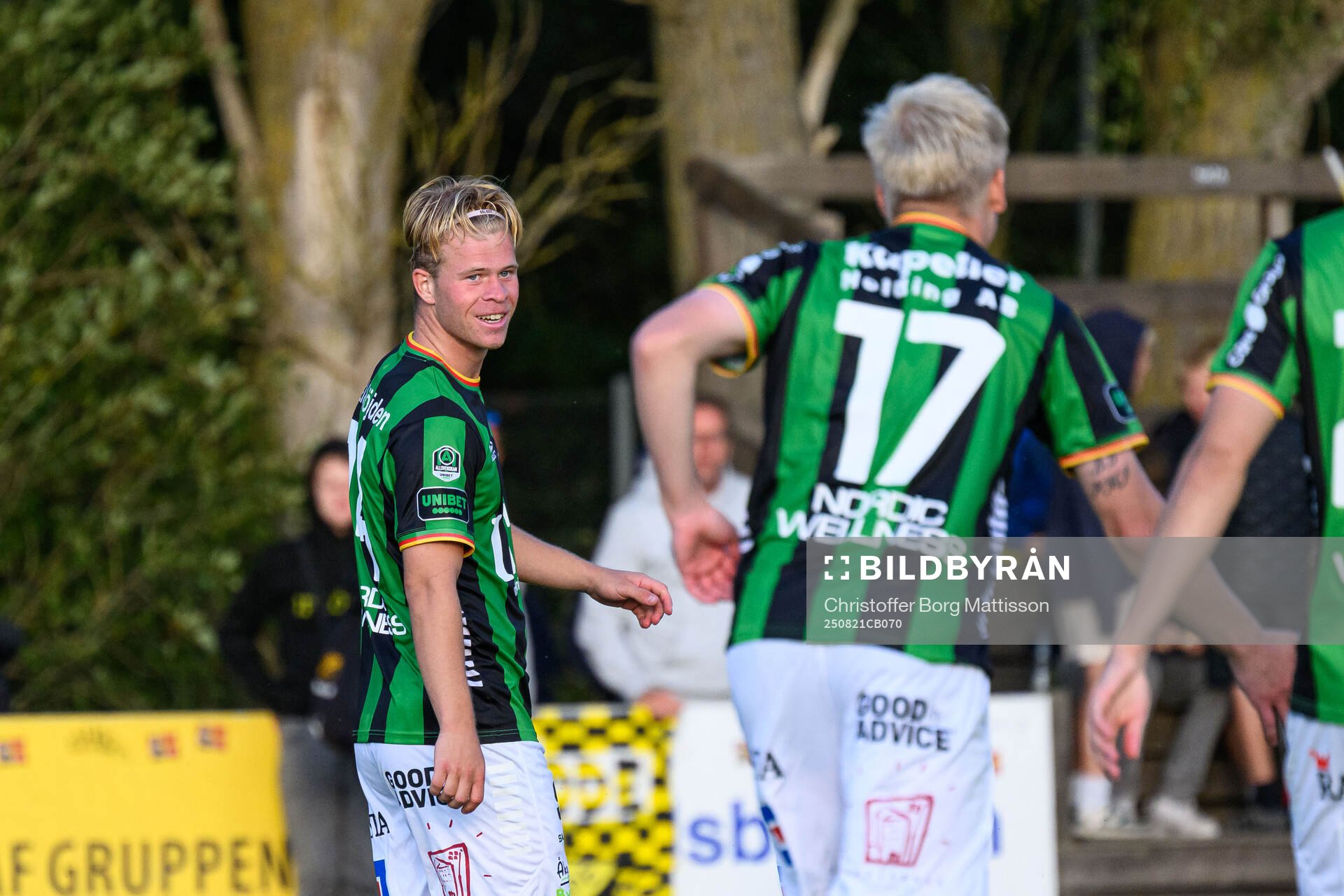 GAIS Filip Gustafsson jublar