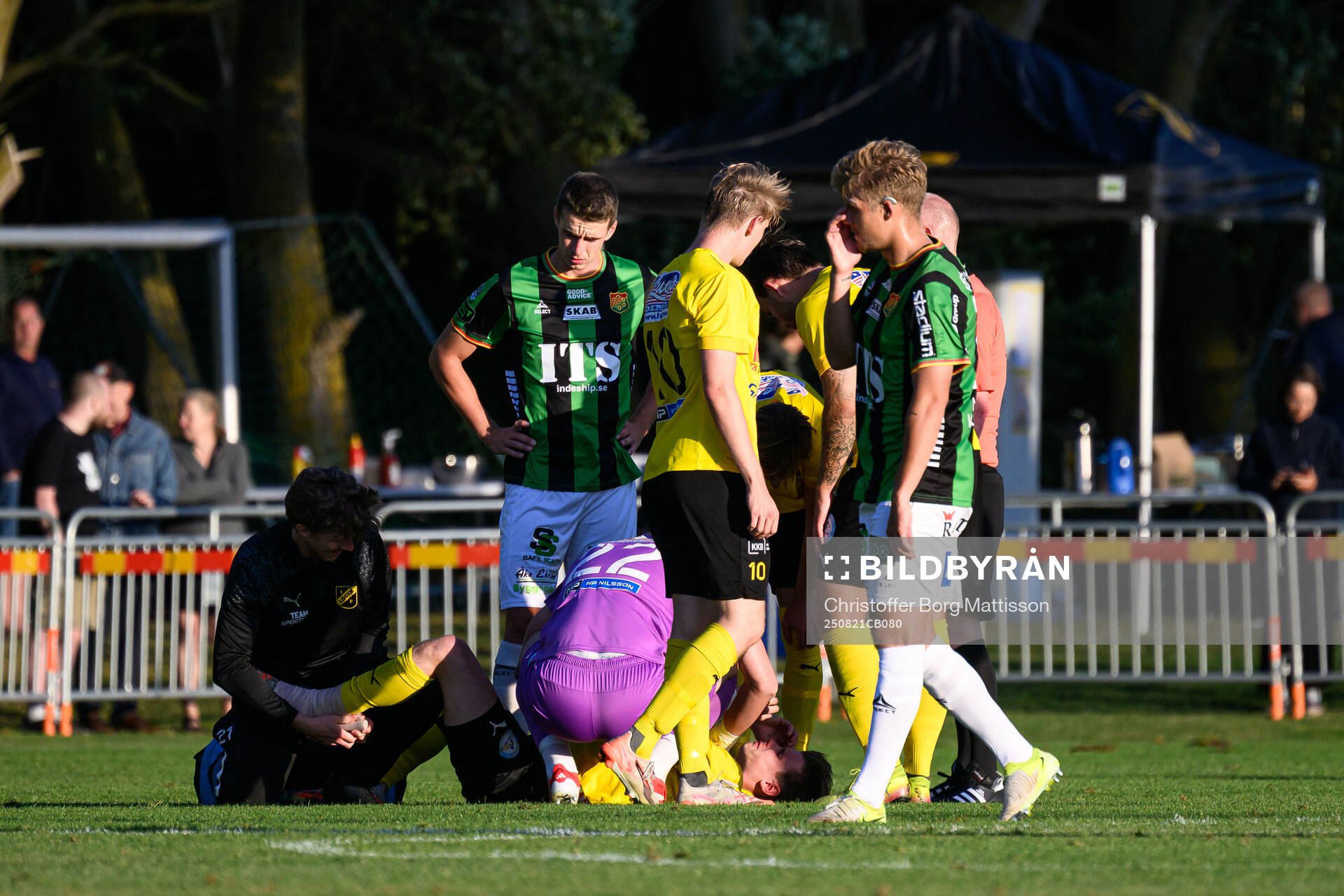 Löddes Sebastian Olsson får vård