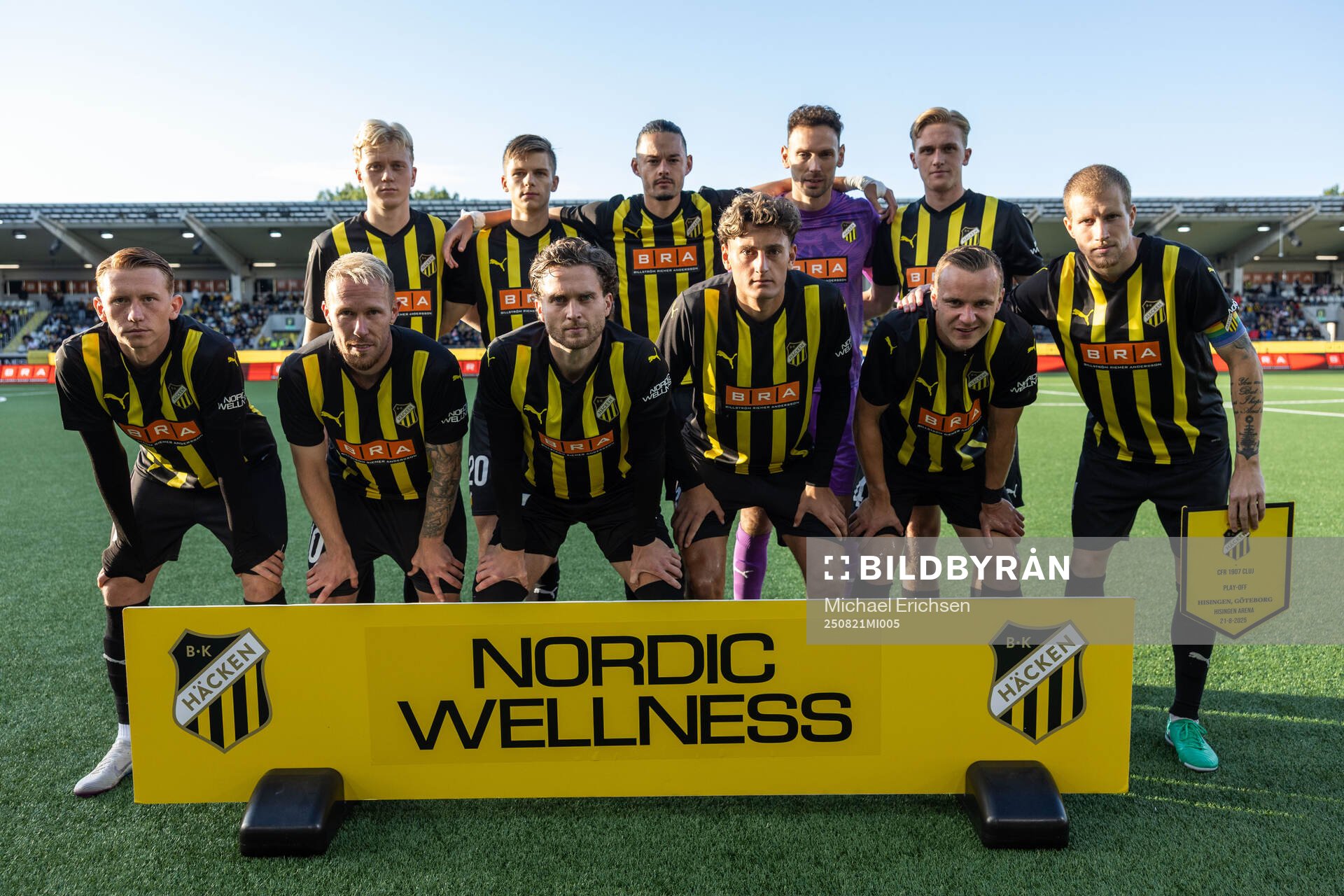 The starting eleven of Häcken
