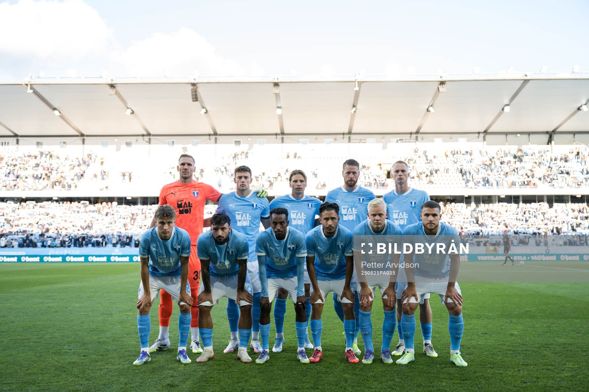 The starting eleven of Malmö FF