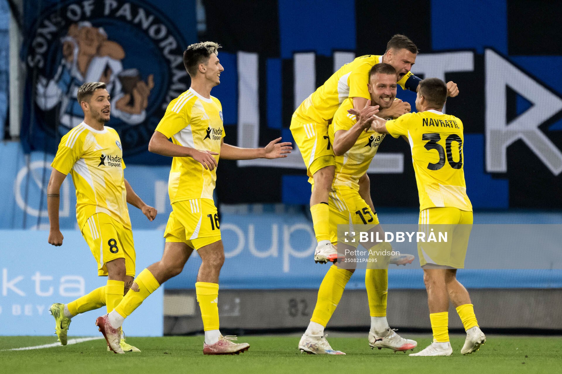 Stepan Hruban of SK Sigma Olomouc celebrates
