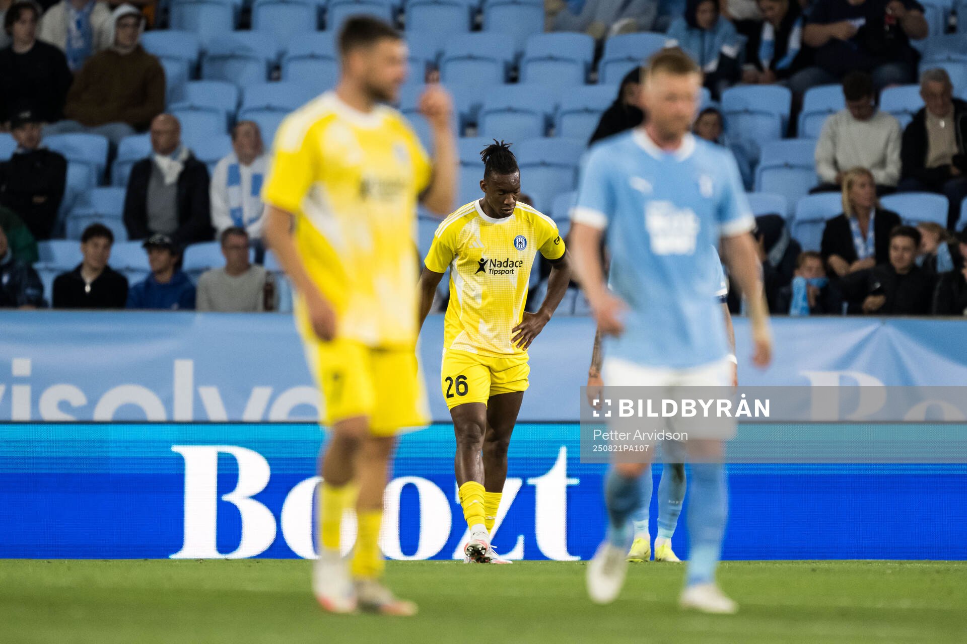 Muhamed Tijani of SK Sigma Olomouc looks dejected