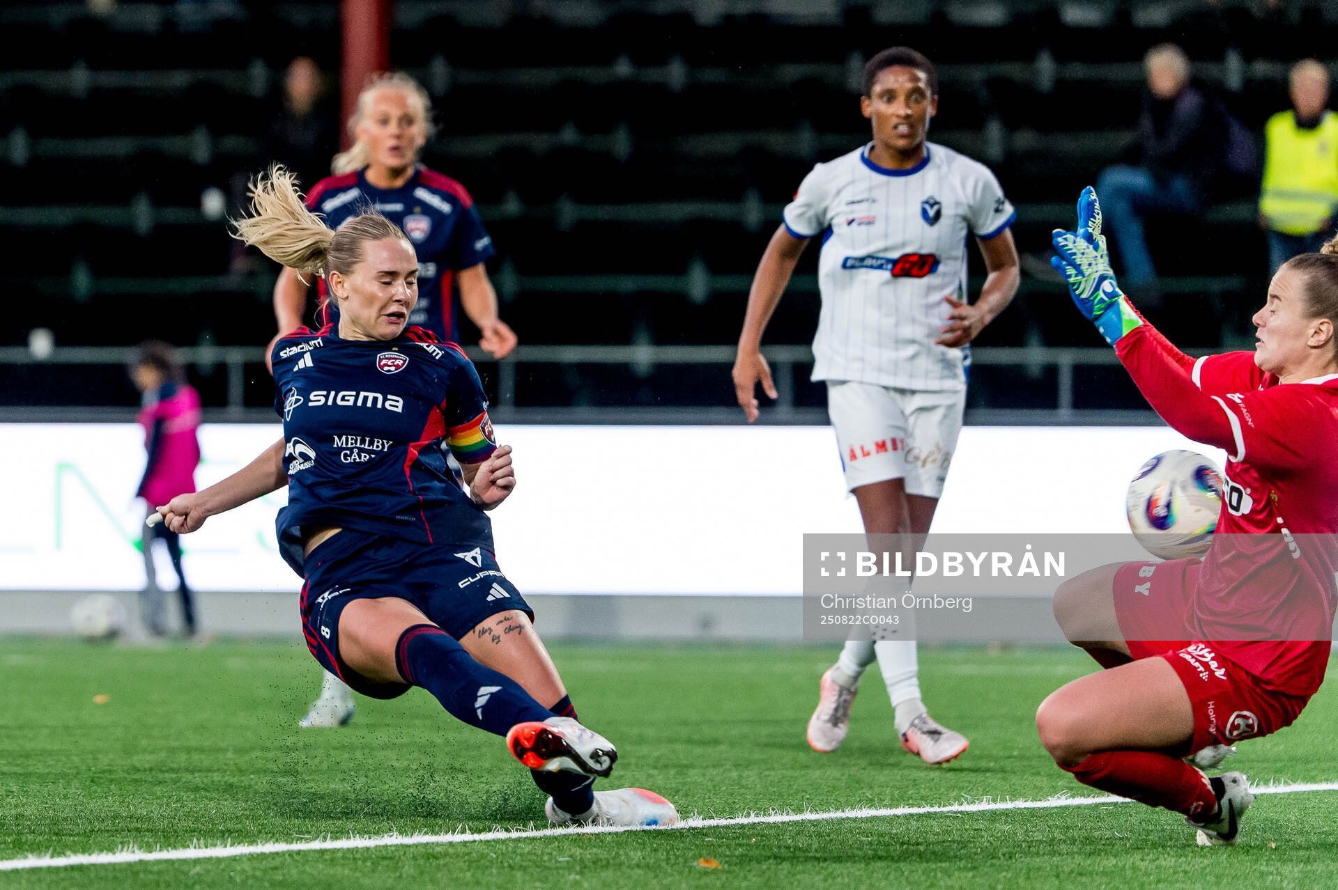 Rosengårds Emma Jansson gör 2-1 bakom Växjö DFFs