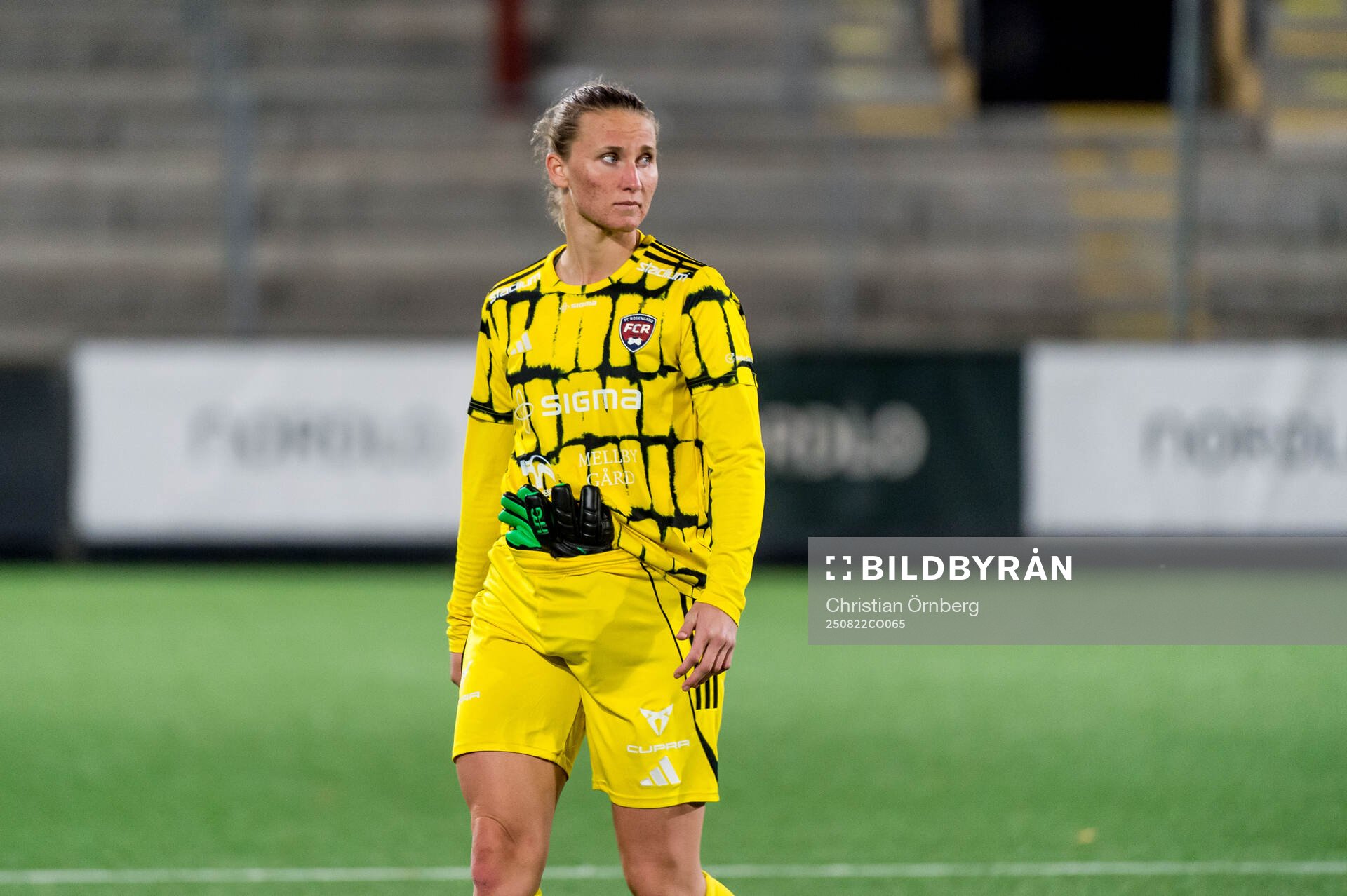Rosengårds målvakt Samantha Leshnak Murphy deppar