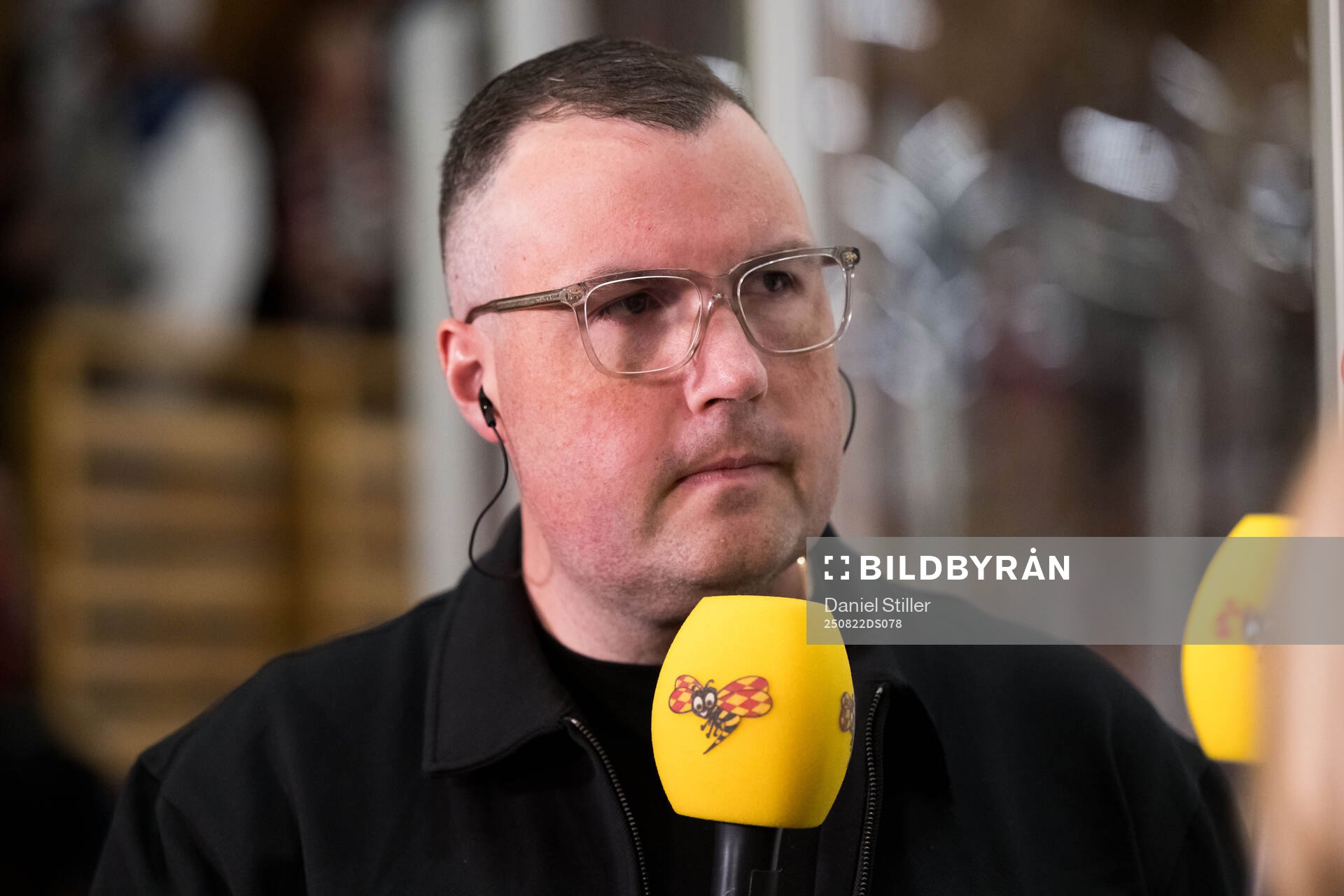 Johan Svensson i Expressens studio