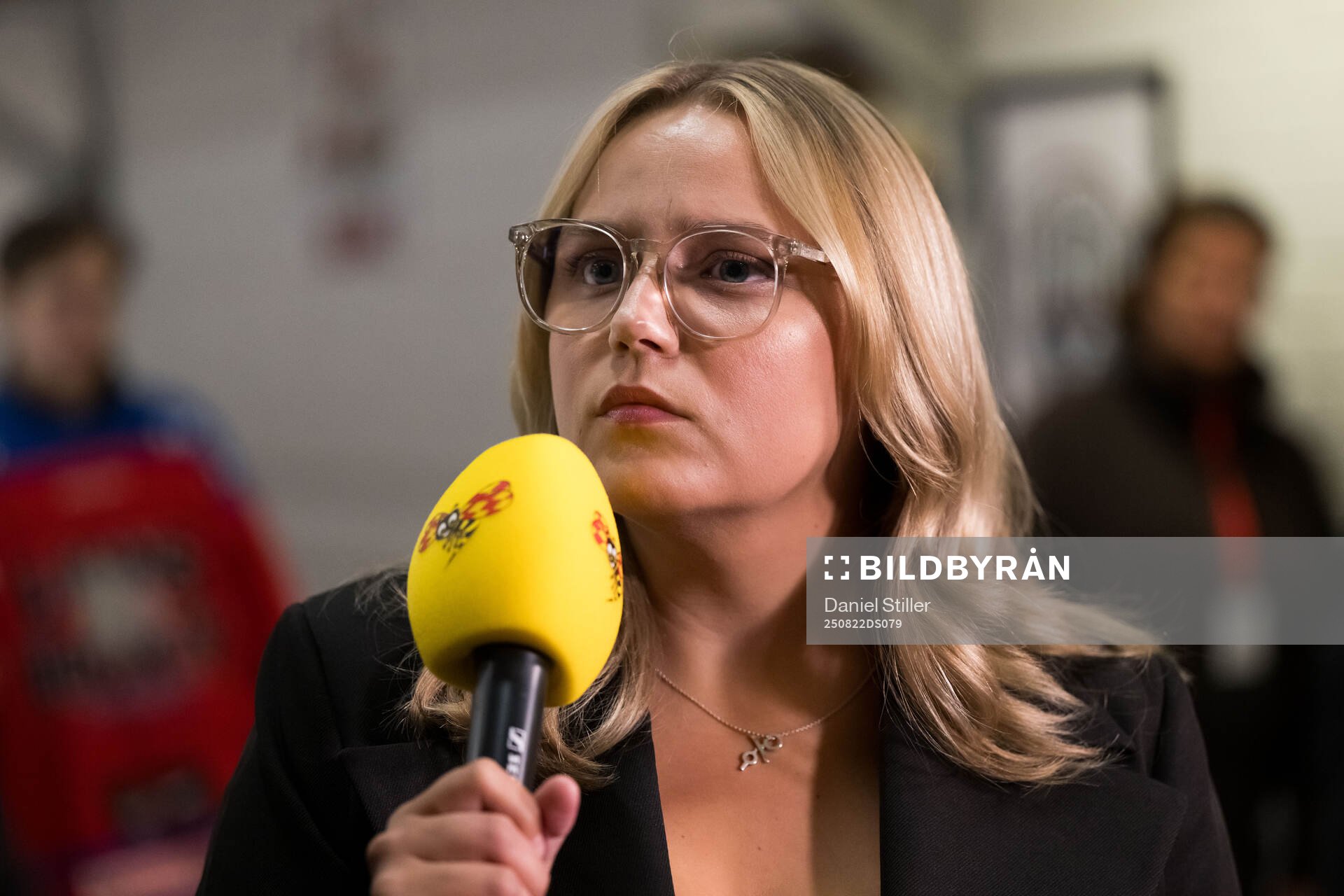 Jennifer Engström i Expressens studio