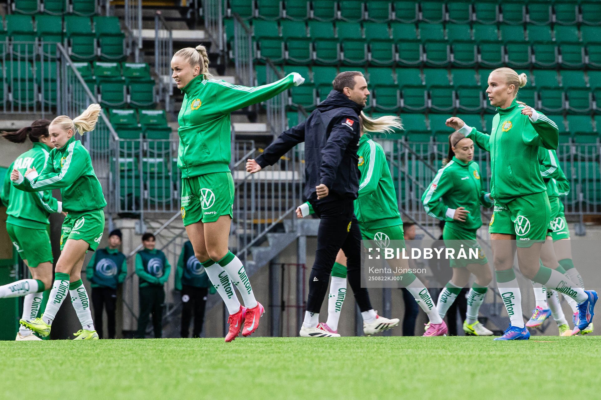 Hammarbys Anna Jøsendal och Stina Lennartsson