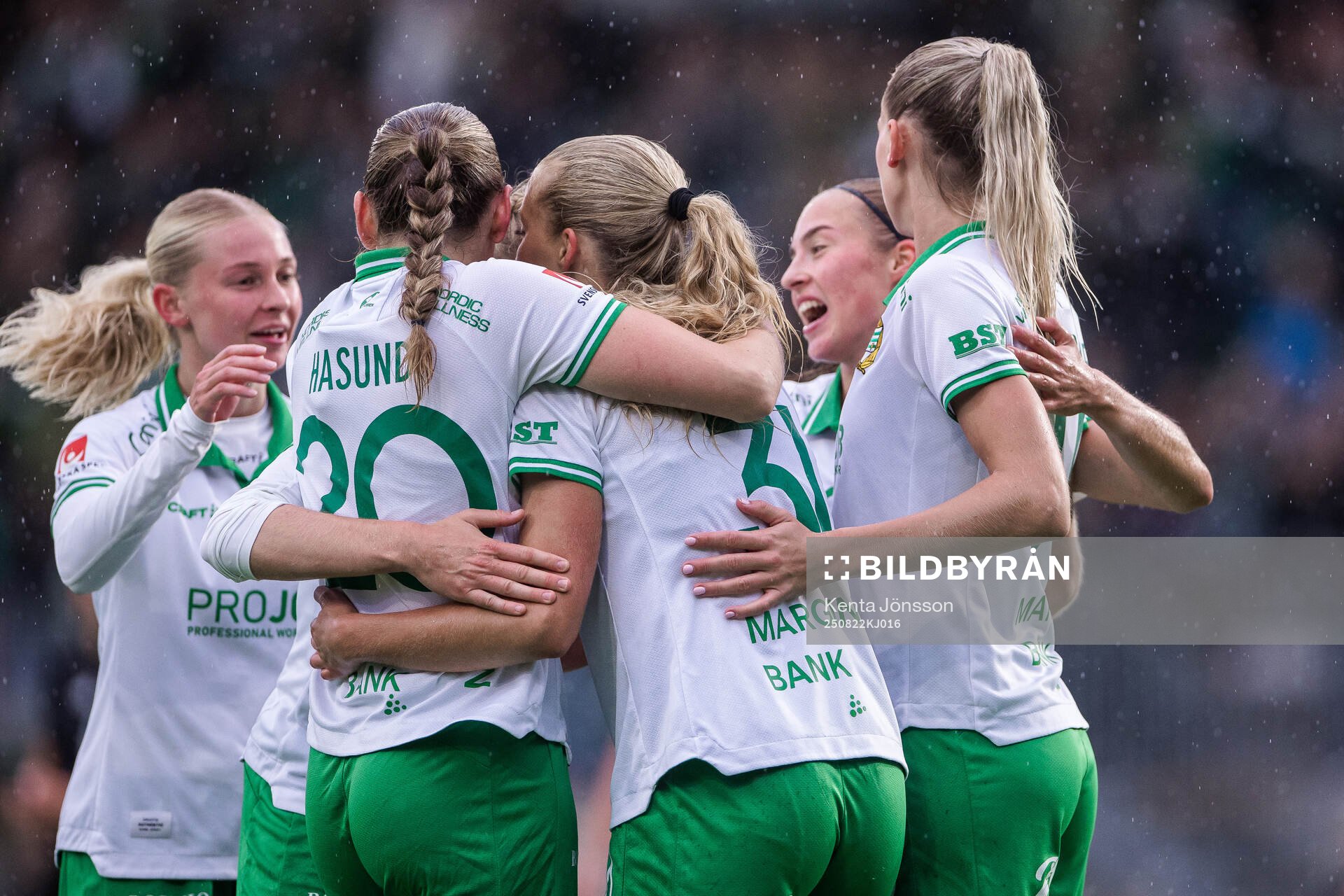 Hammarbys Vilde Hasund jublar