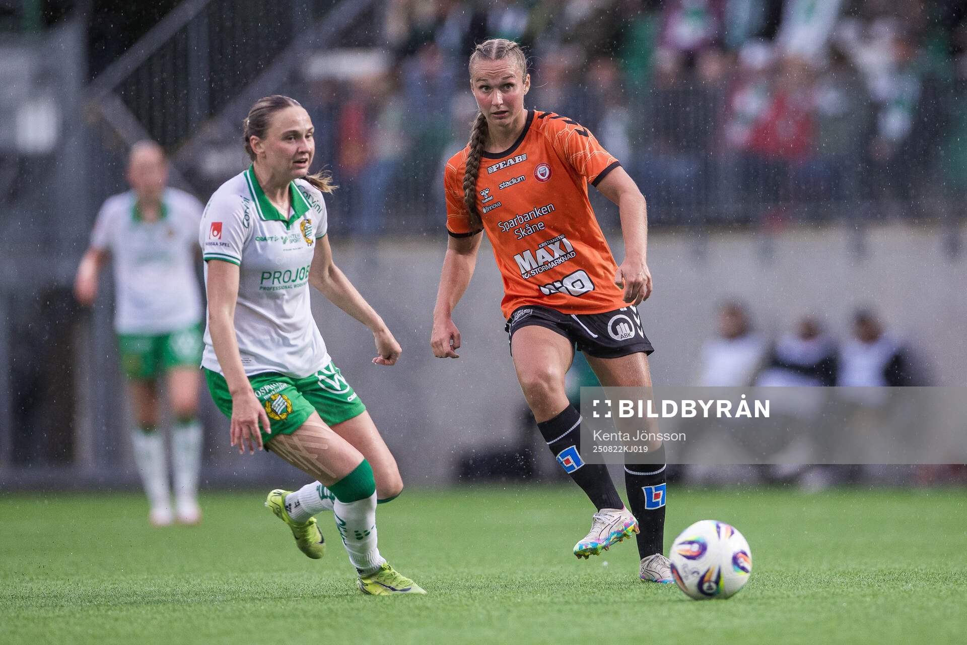 Hammarbys Vilde Hasund och Kristianstads Alexandra