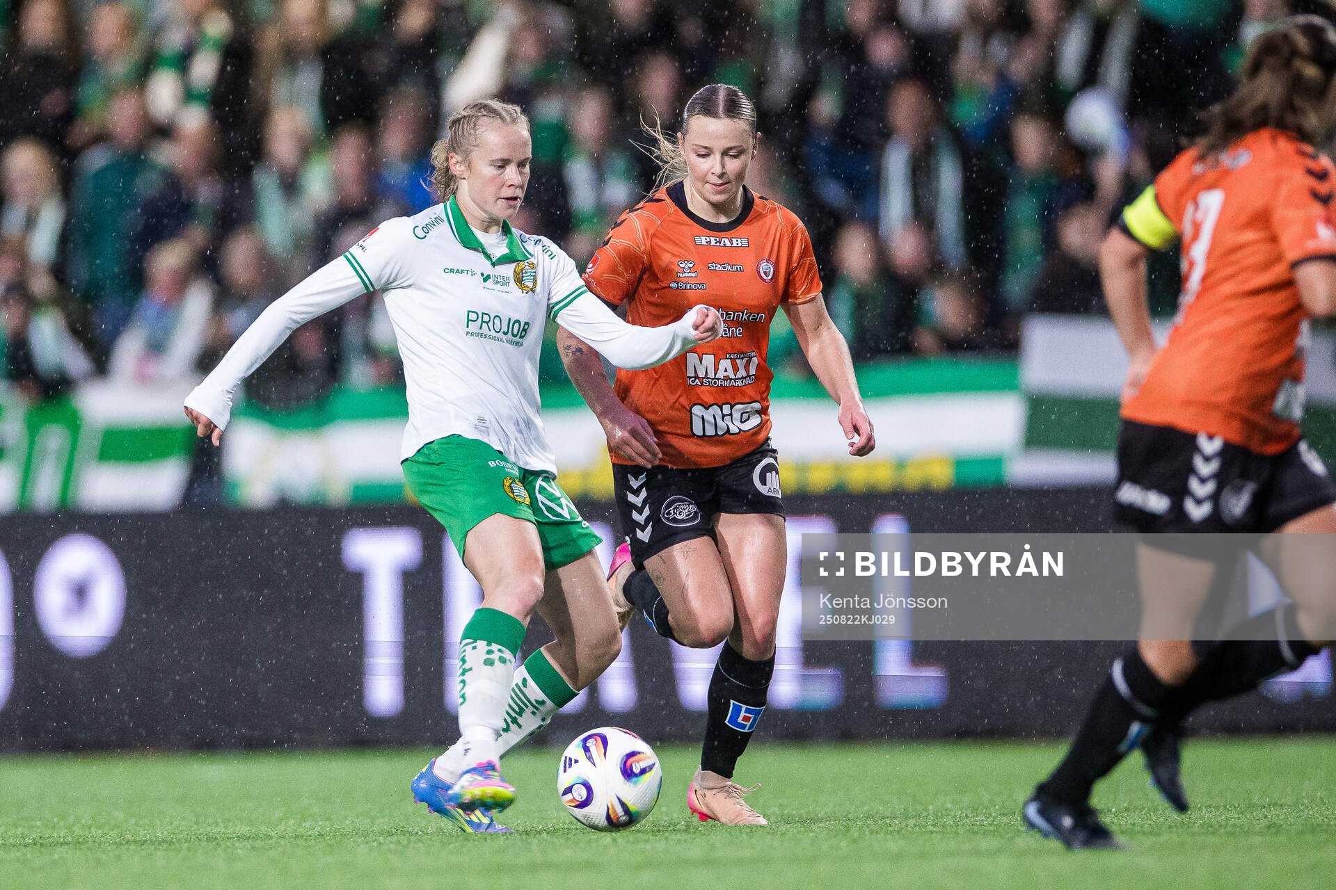 Hammarbys Julie Blakstad och Kristianstads Alice Egnér