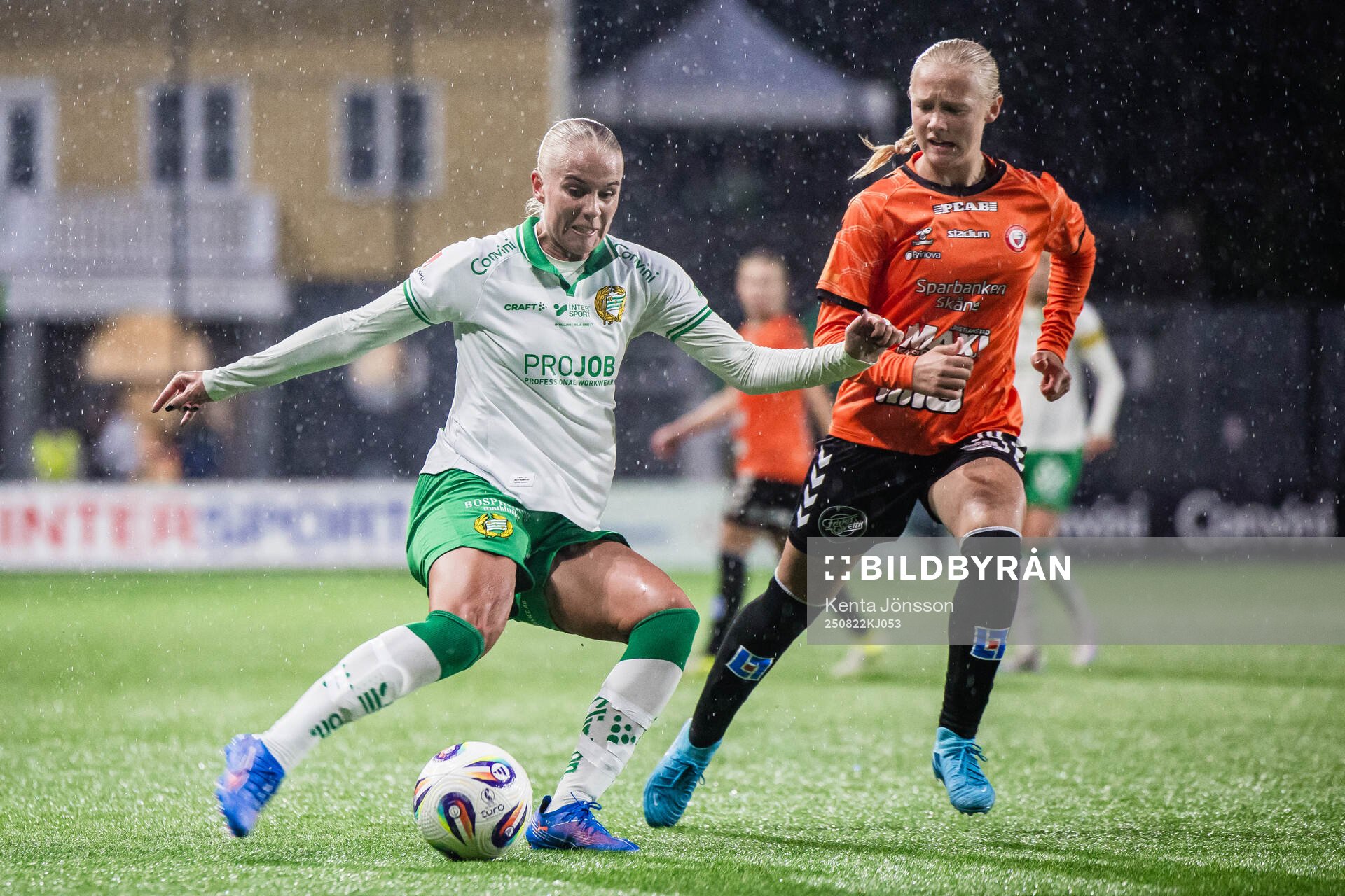 Hammarbys Stina Lennartsson och Kristianstads Filippa