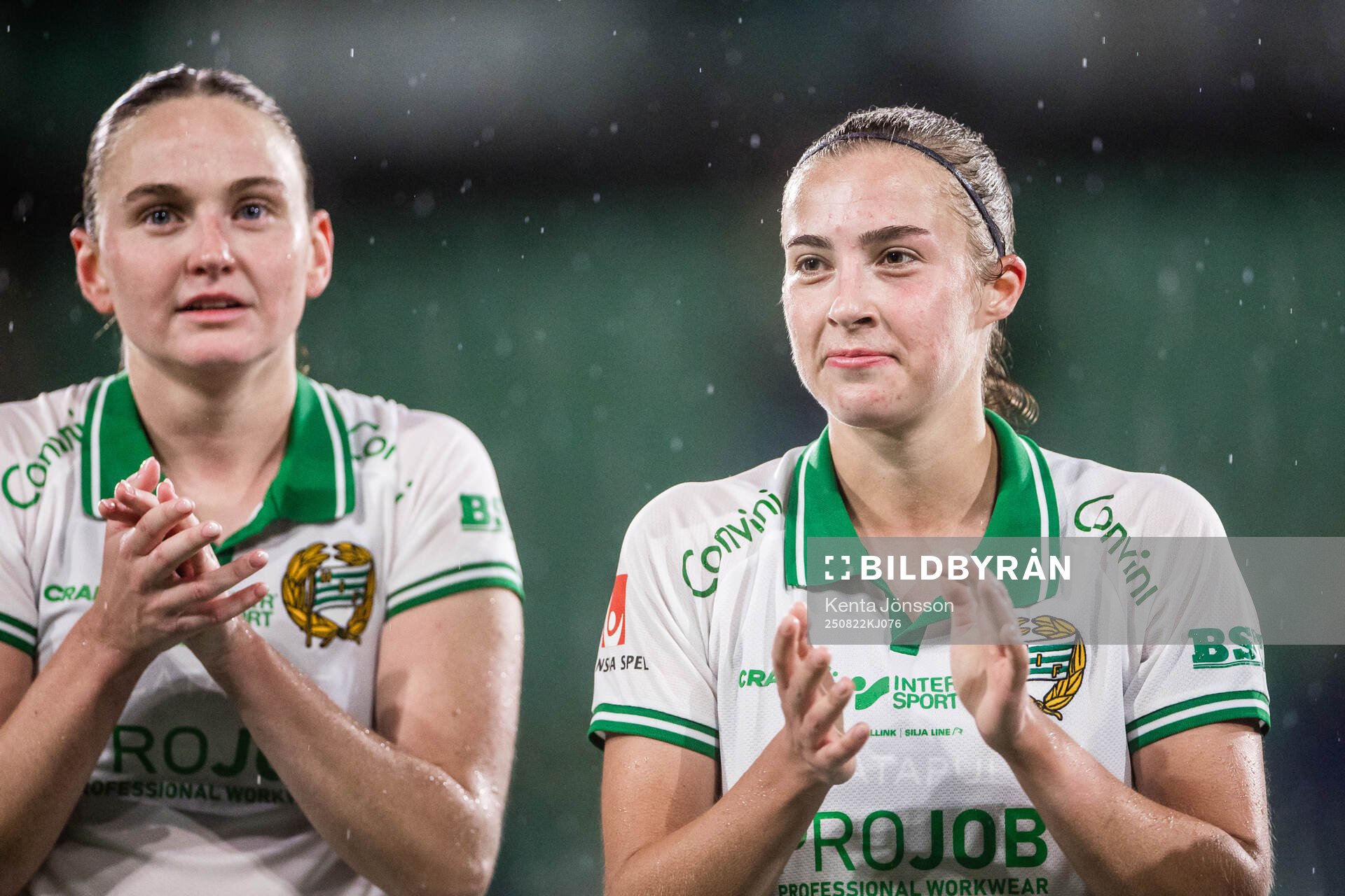 Hammarbys Vilde Hasund och Vilma Emilia Koivisto