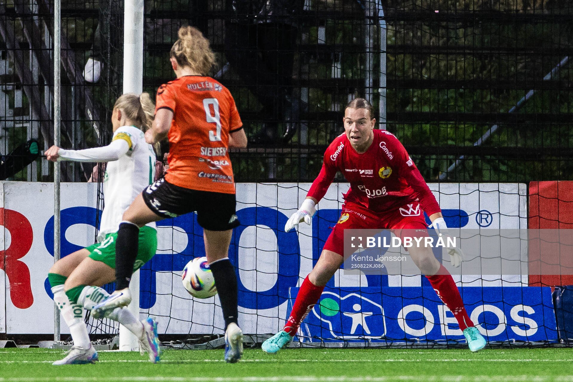 Hammarbys målvakt Melina Loeck