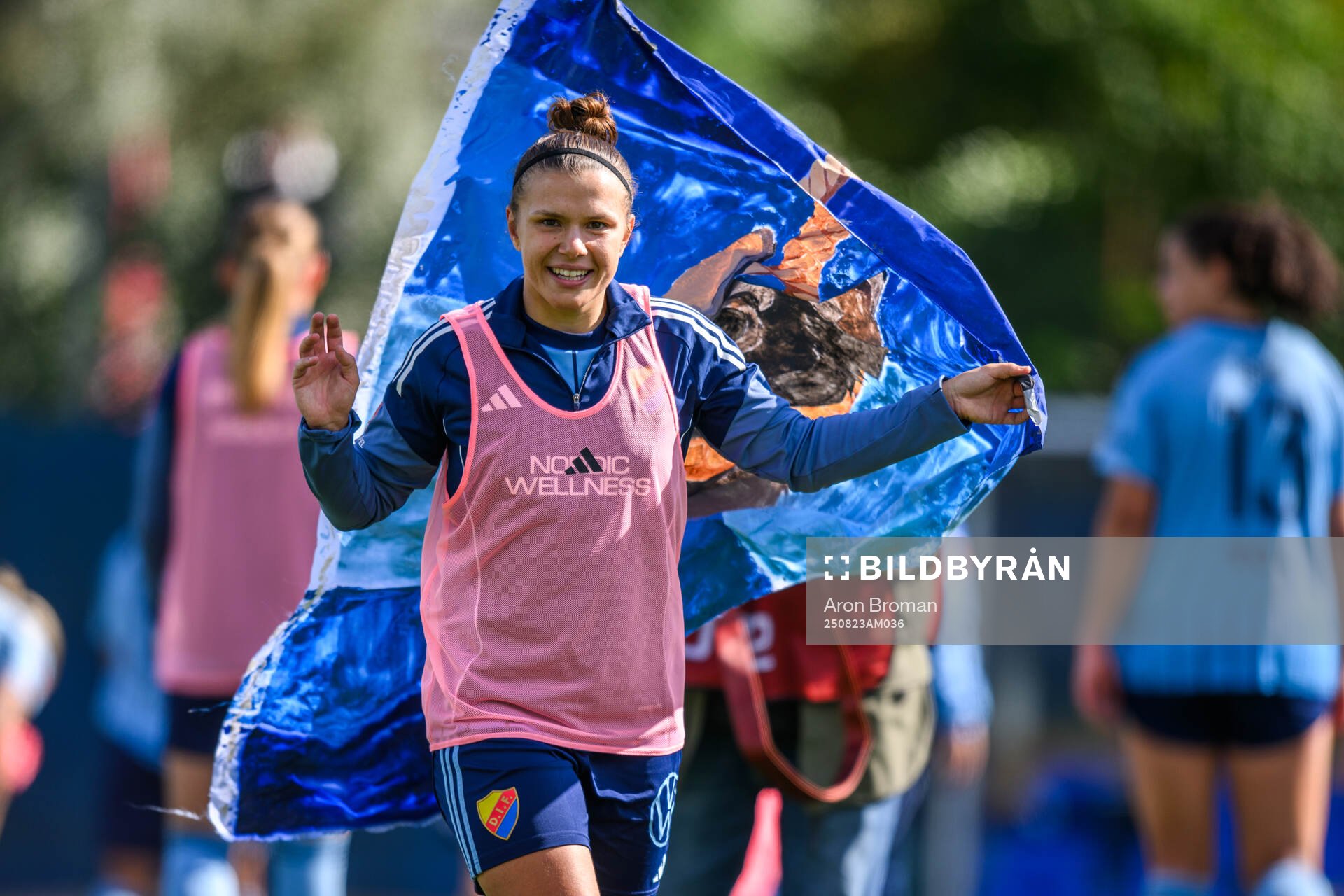 Djurgårdens Alexsandra Lobanova jublar