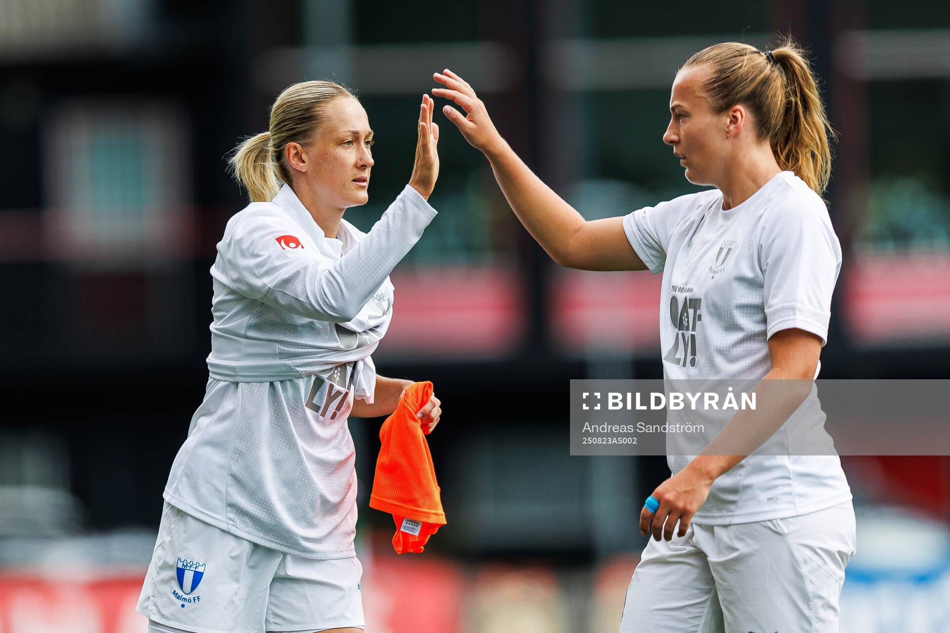 Malmö FFs Sanna Kullberg och Sara Kanutte Fornes