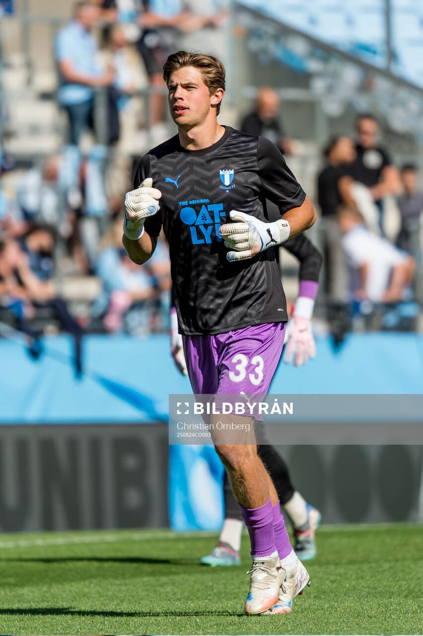 Malmö FFs målvakt Melker Ellborg
