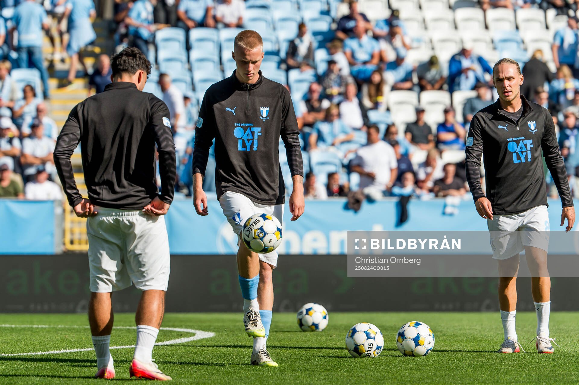 Malmö FFs Daniel Gudjohnsen och Arnor Sigurdsson
