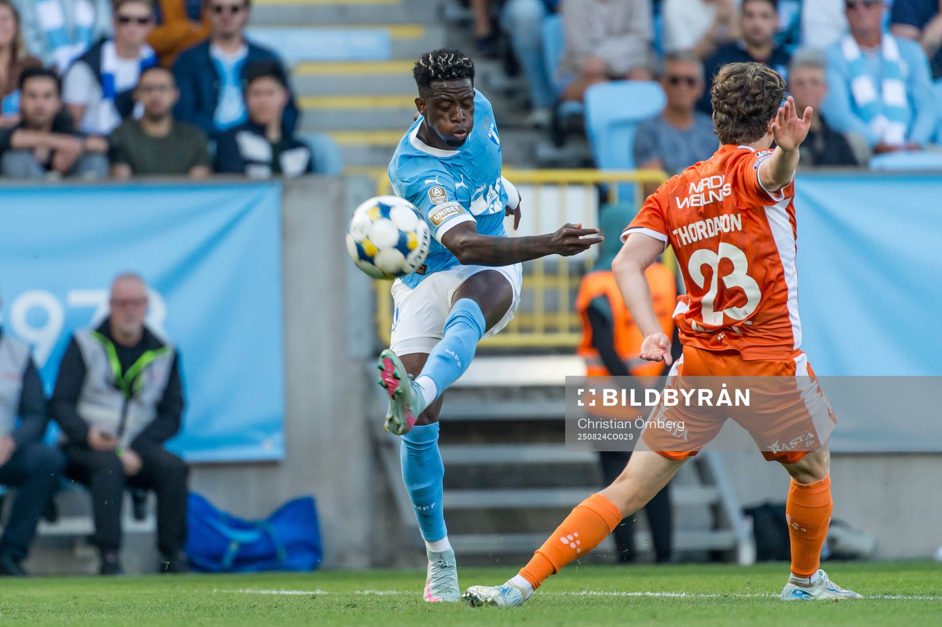 Malmö FFs Salifou Soumah och IFK Göteborgs Kolbeinn
