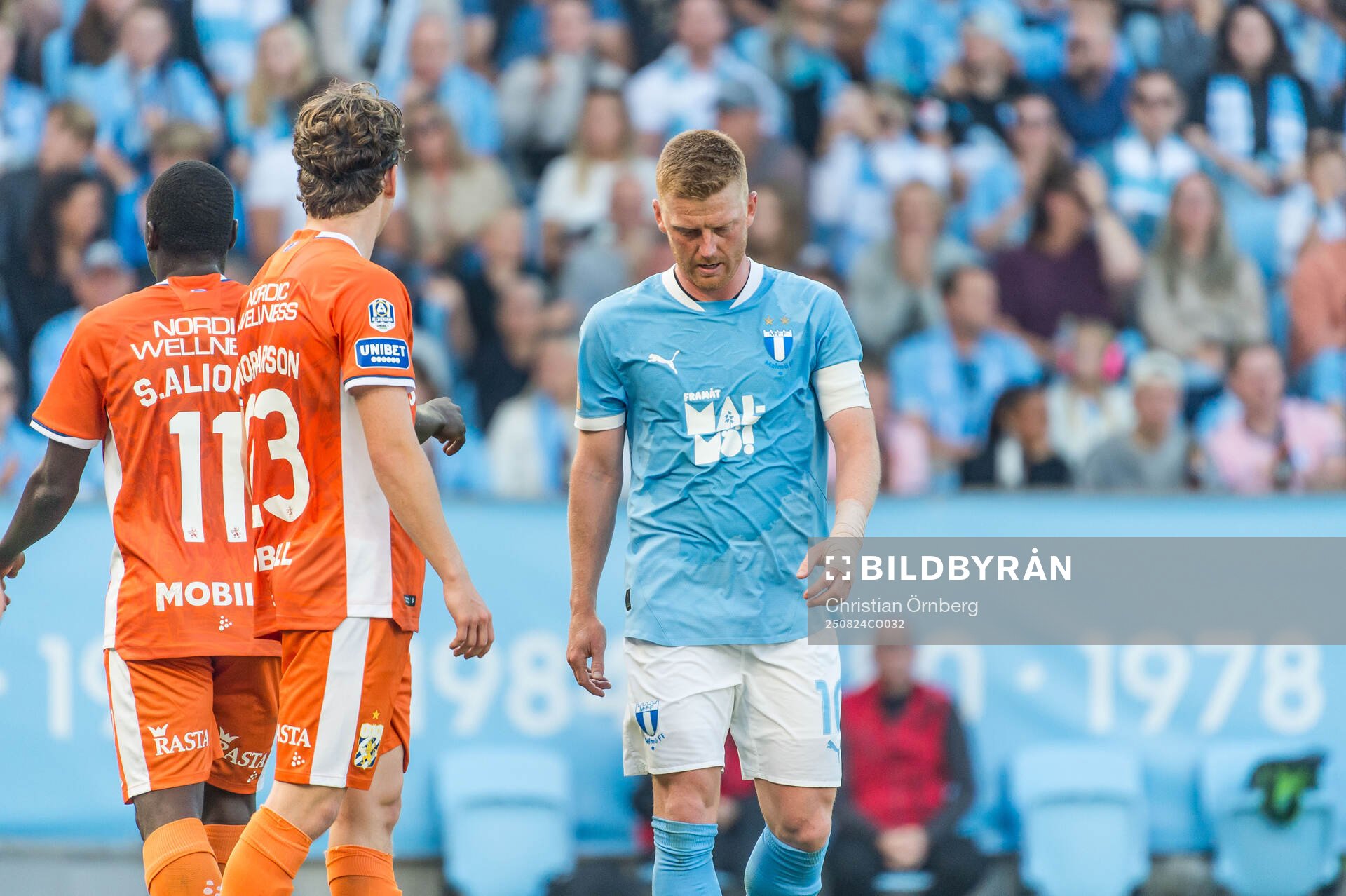 Malmö FFs Anders Christiansen deppar